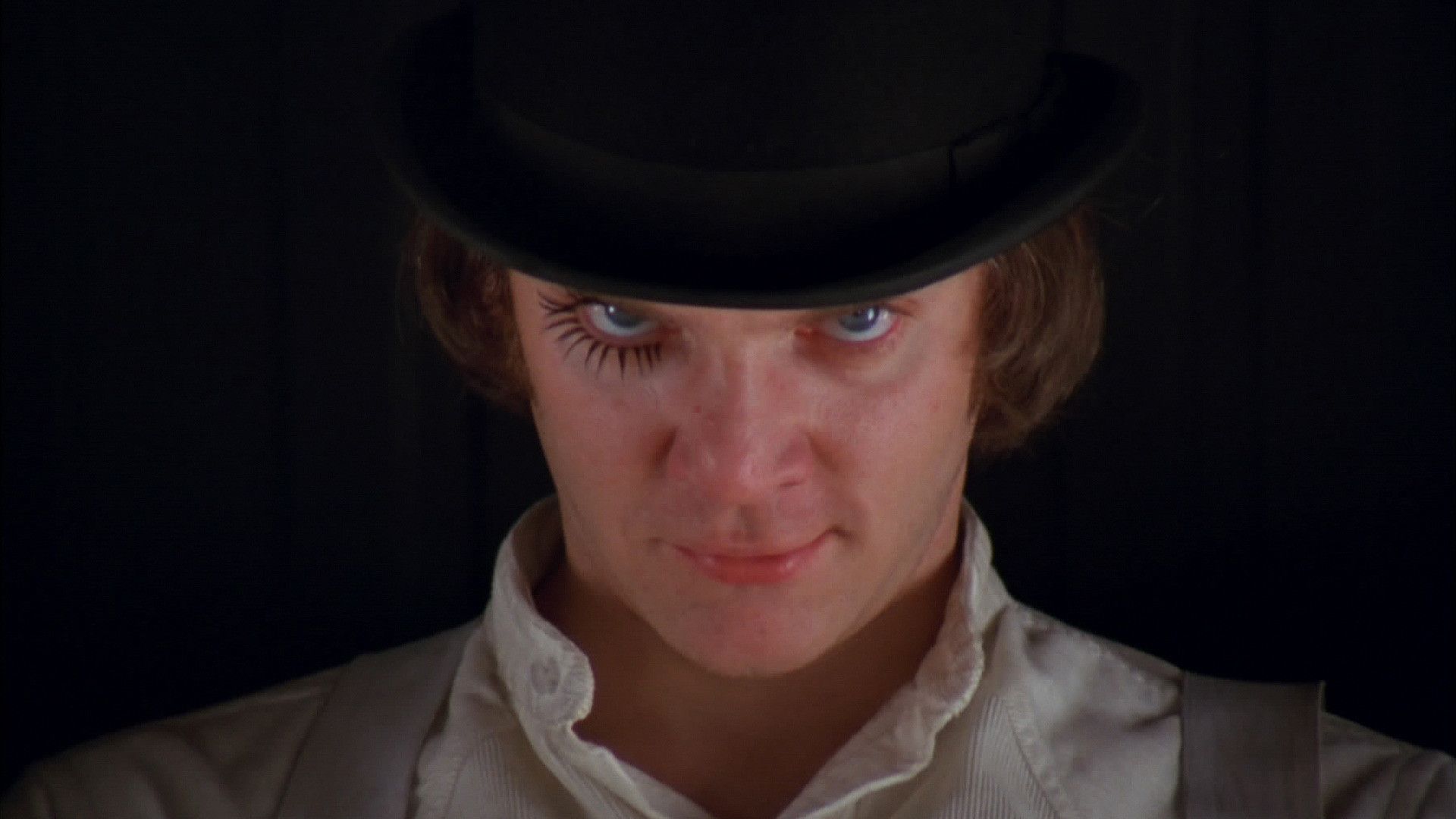 1920x1080 A Clockwork Orange HD Movie Wallpaper: Iconic Cult Classic in Focusx1080