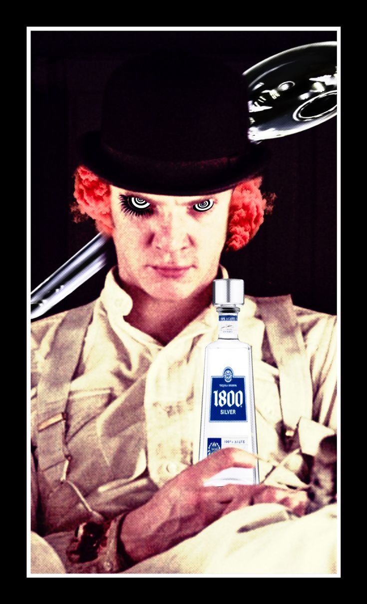 735x1209 Clockwork orange milk bar. Orange clockwork orange wallpaper, Alex delarge eyelash, Horror movie icons