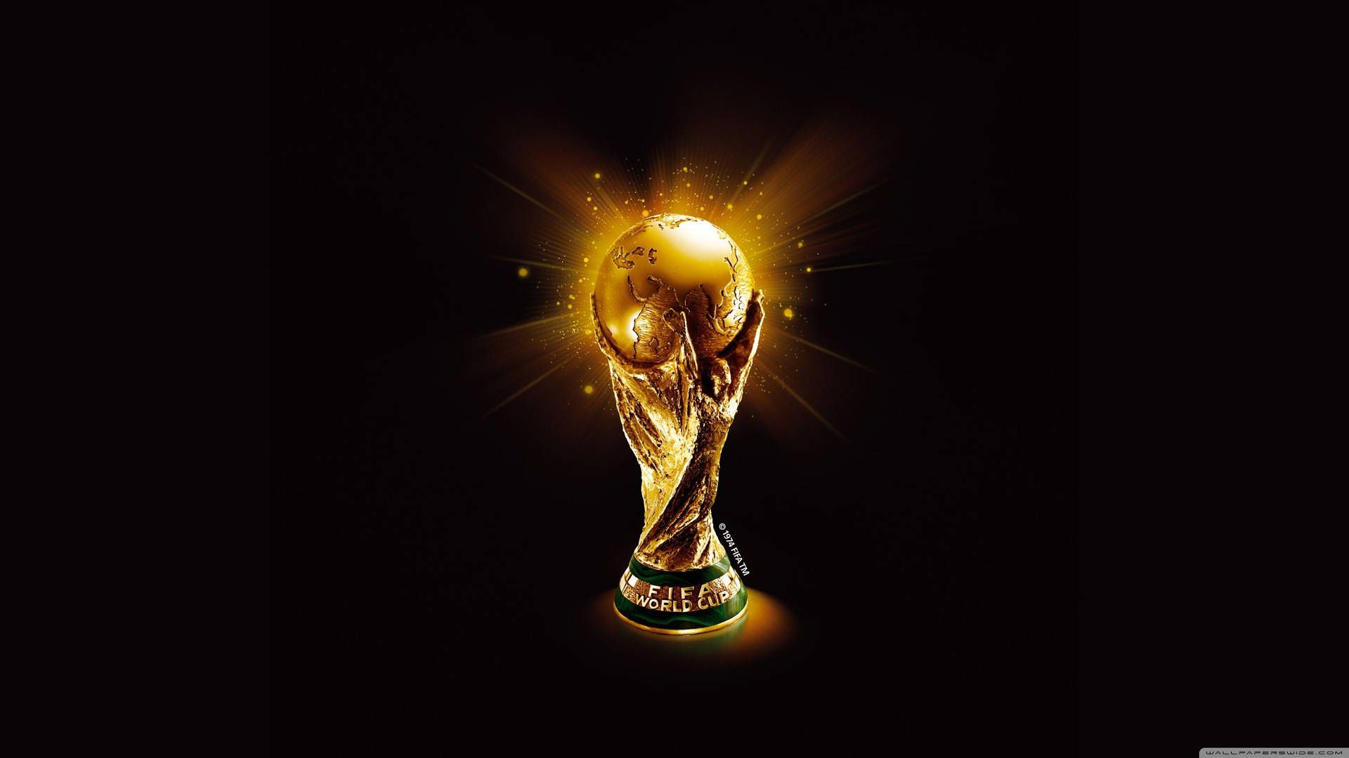 1920x1080 Download The Glittering Prize: The FIFA World Cup 2022 Trophy Wallpaper