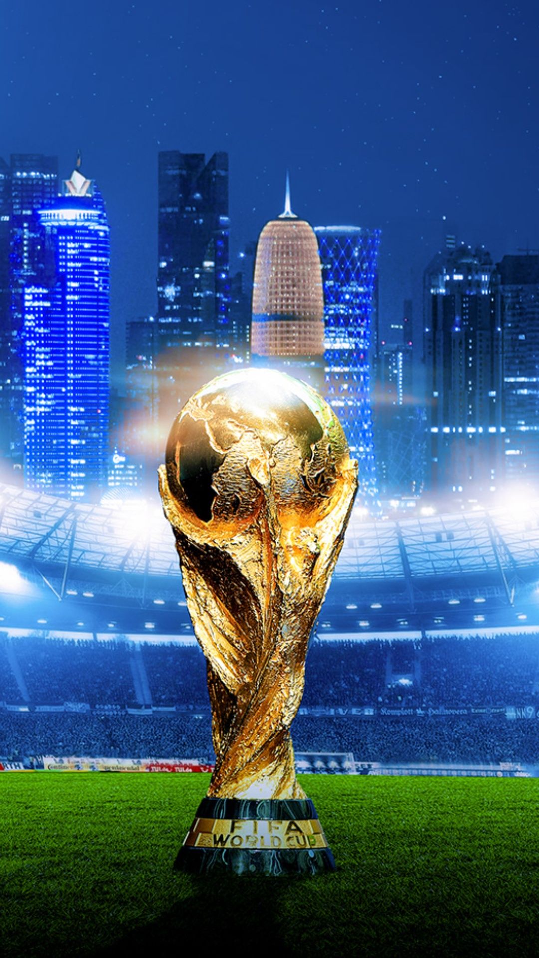 1080x1920 FIFA World Cup Trophy 2022 Qatar Wallpaper FIFA World Cup Trophy 2022 Qatar Wallpaper Download
