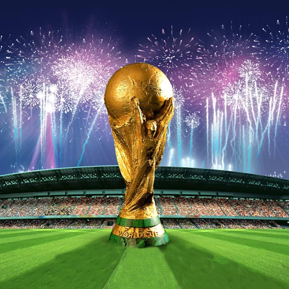 1000x1000 FEEYE 2022 World Cup Trophy Replica Soccer Collectible for Sports Fans Desktop Decor 8.3. Buy Now with Express International Delivery