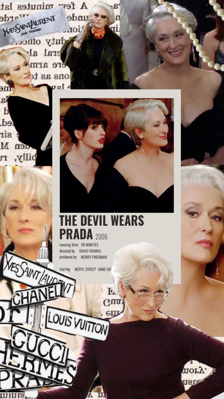 736x1308 Check out kassidymkenn's Shuffles miranda priestly #collage #aesthetic #movie #thedevilwearsprada #merylstreep. Miranda priestly wallpaper, Devil