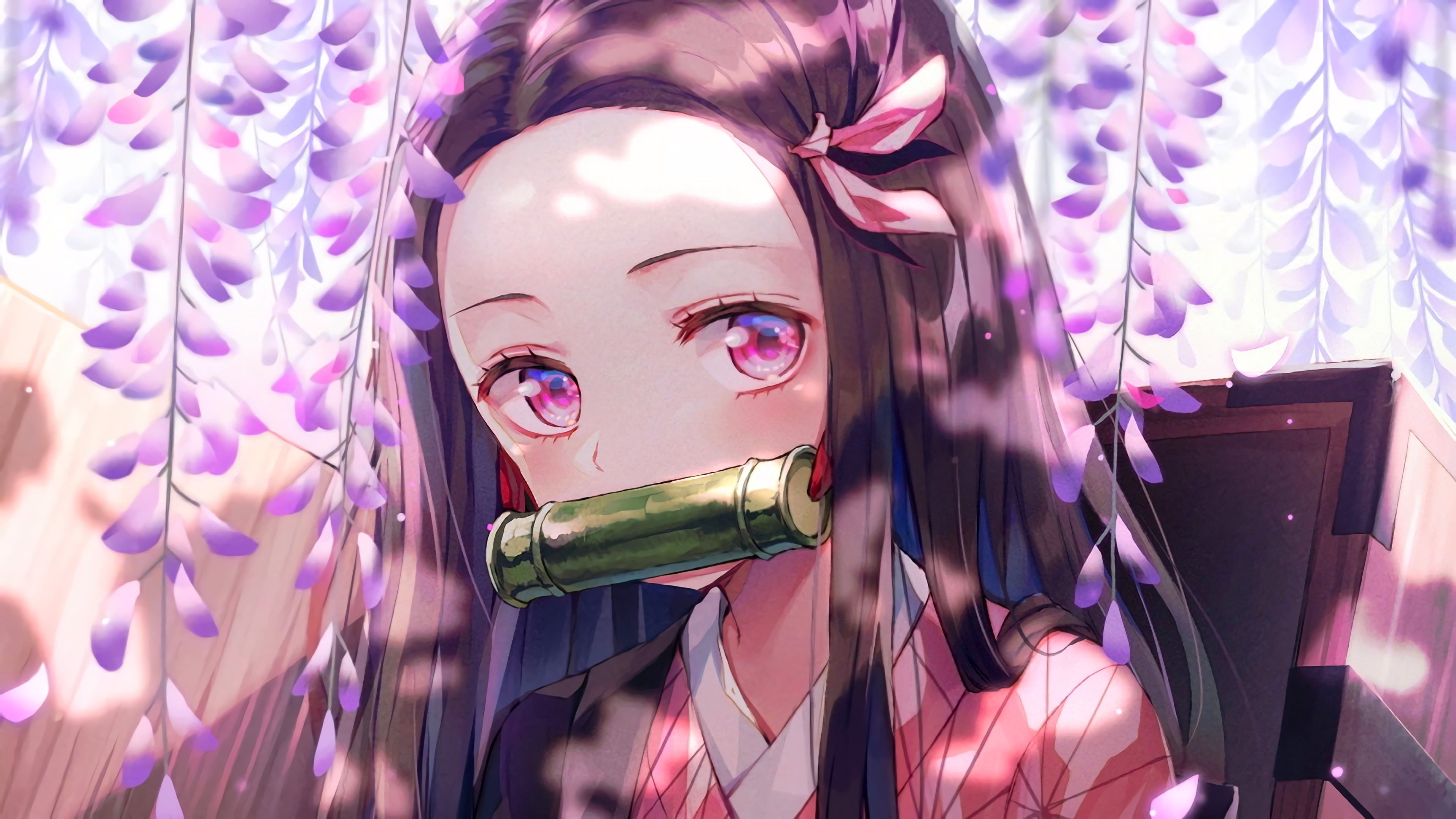 3840x2160 Nezuko Demon Slayer Anime Wallpaper 4K for Desktop