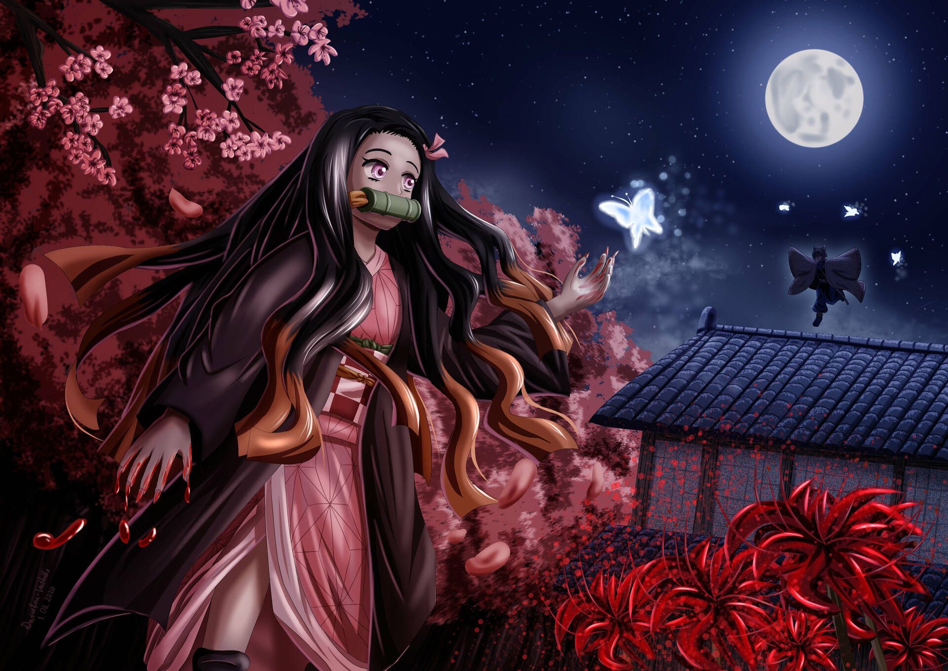 1920x1358 Download A Beautiful Demon Slayer Nezuko 4k Image Wallpaper