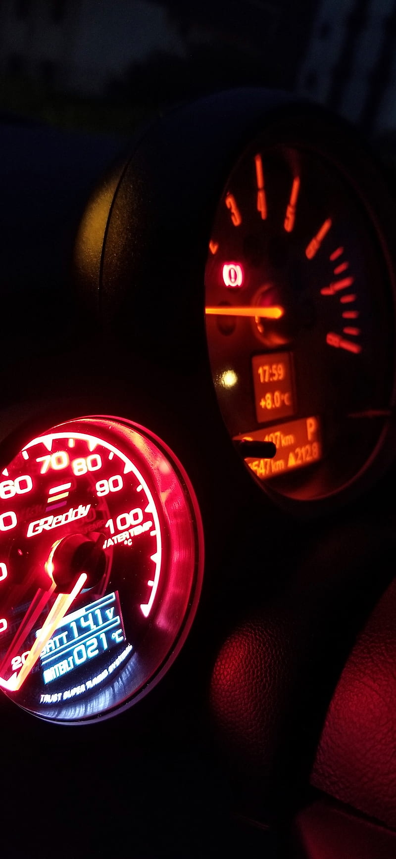 800x1736 HD mini gauges wallpaper