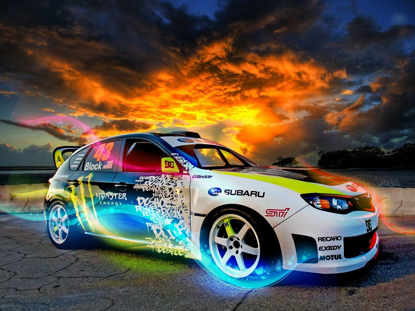 1600x1200 Dynamic Subaru HD Wallpaper: A Race Ready Iconx1200