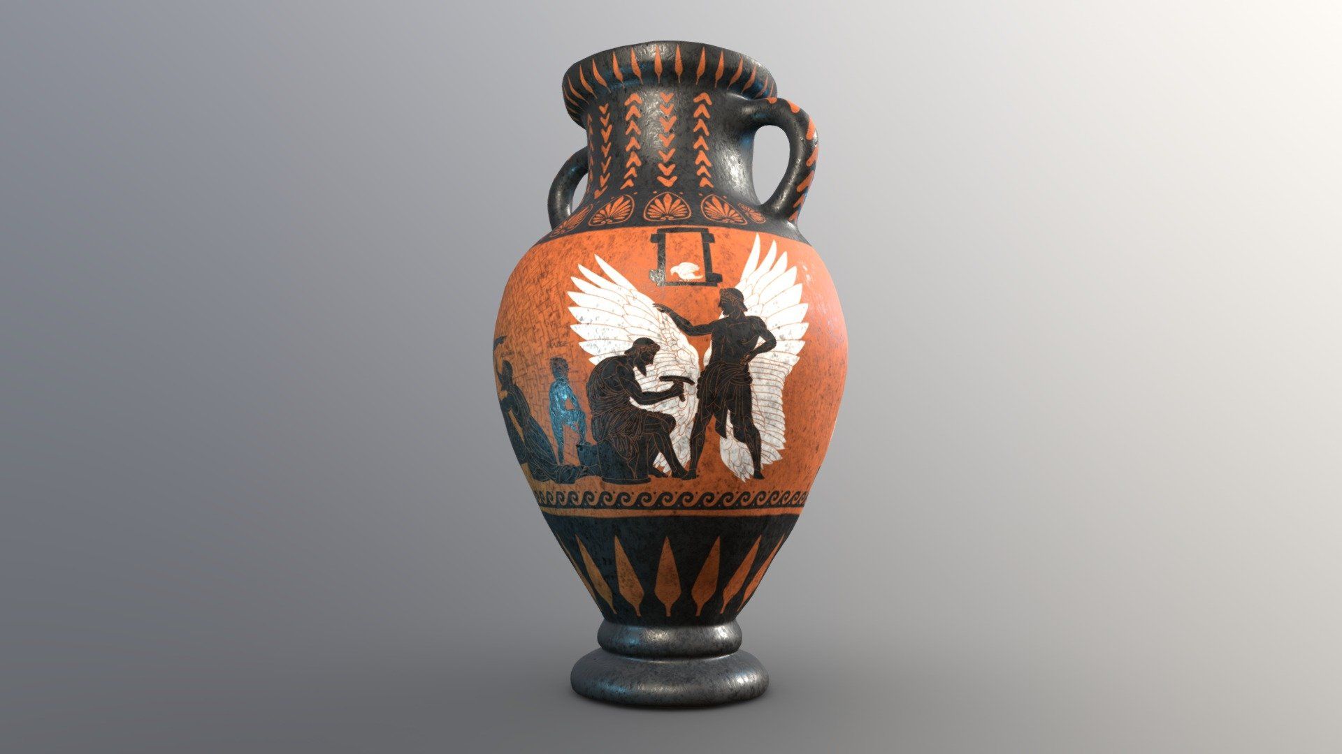 1920x1080 Ancient Greek Vase model by samwelborg [52abadb]