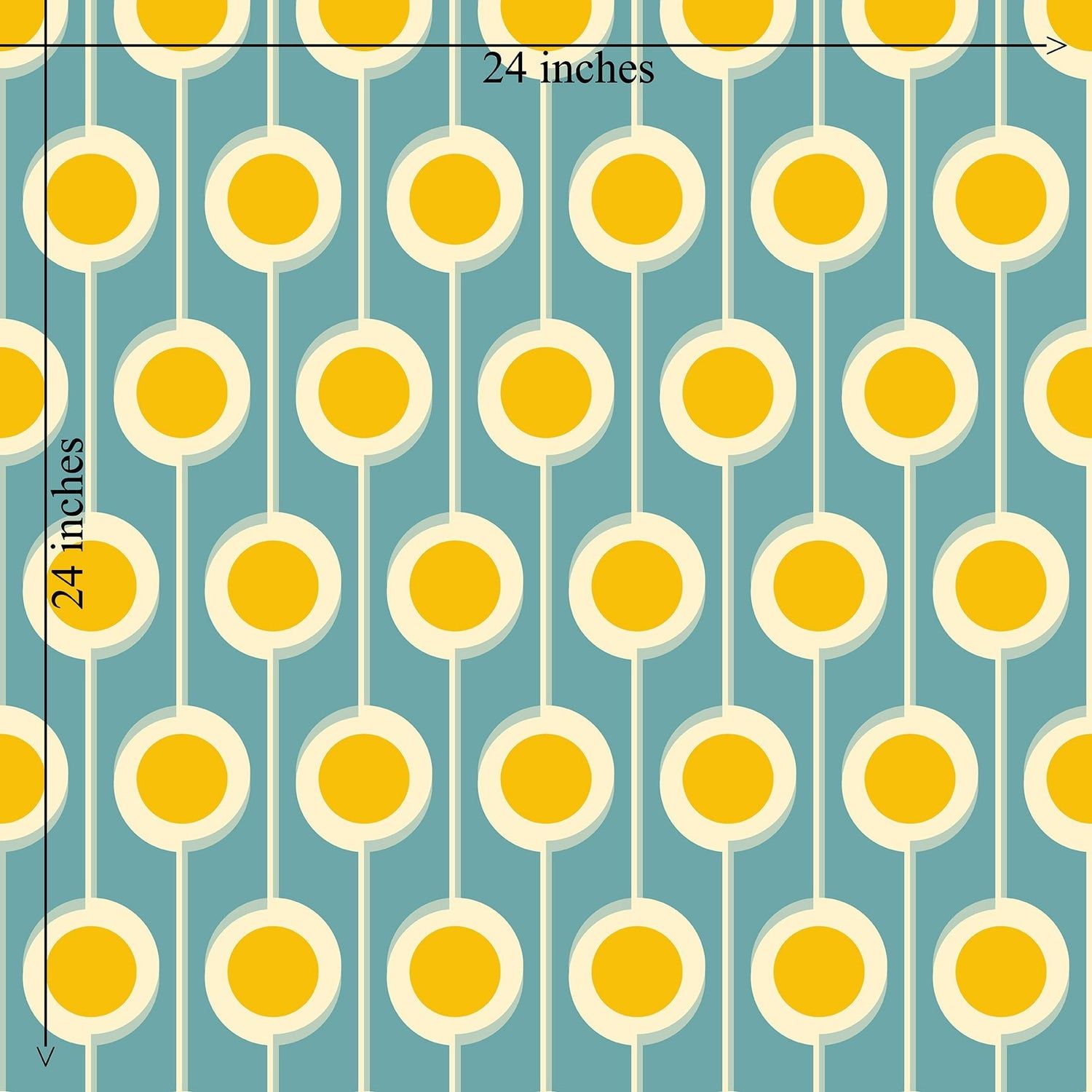 1500x1500 Mid Century Floral Wallpaper Prairie Pattern In 5 Bright Colors