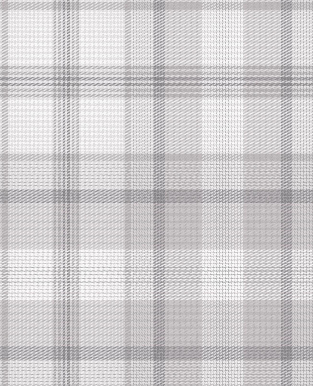1305x1606 Heritage Plaid Grey Wallpaper