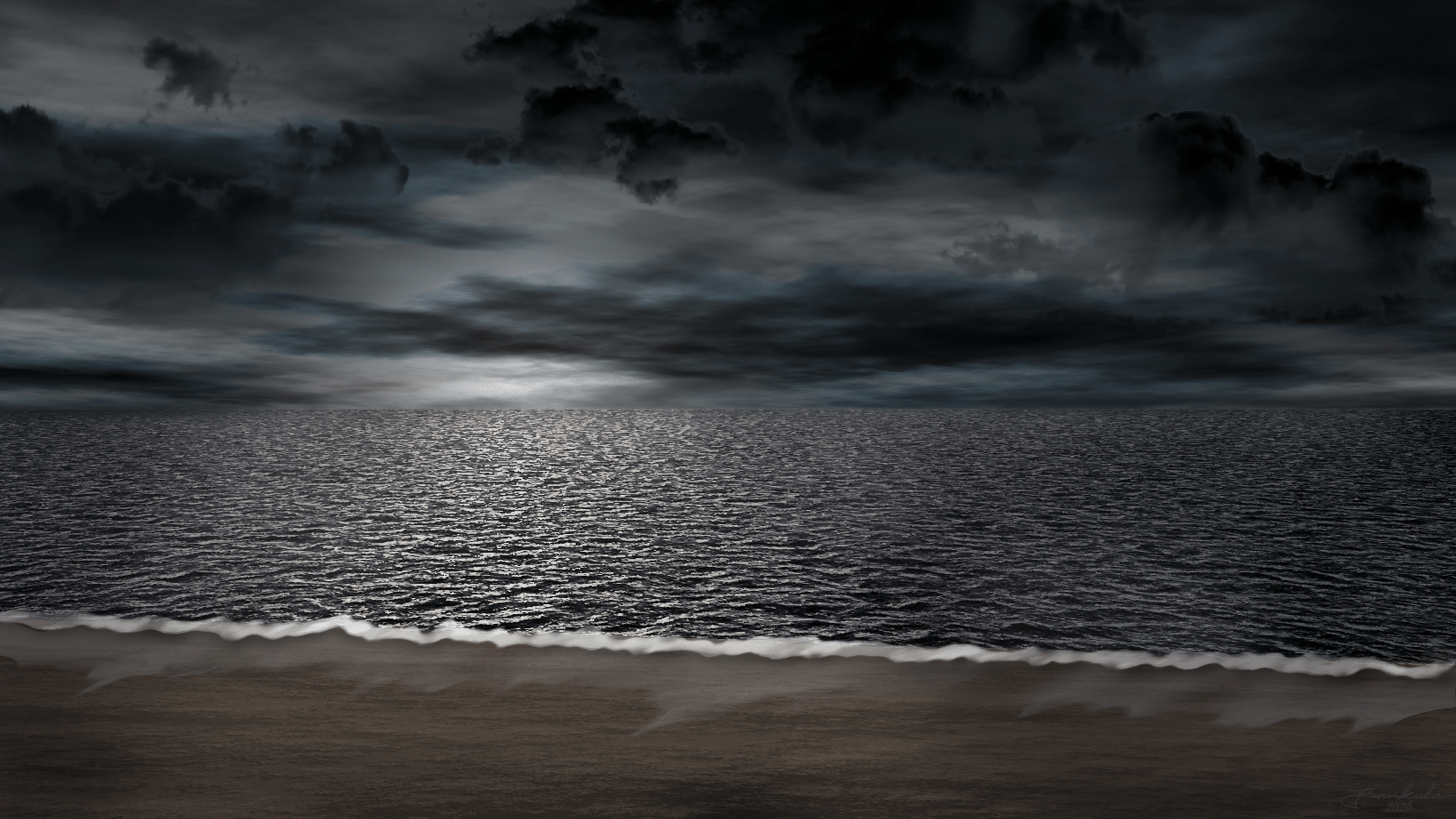 3840x2160 Cold Beach [3840 x 2160]