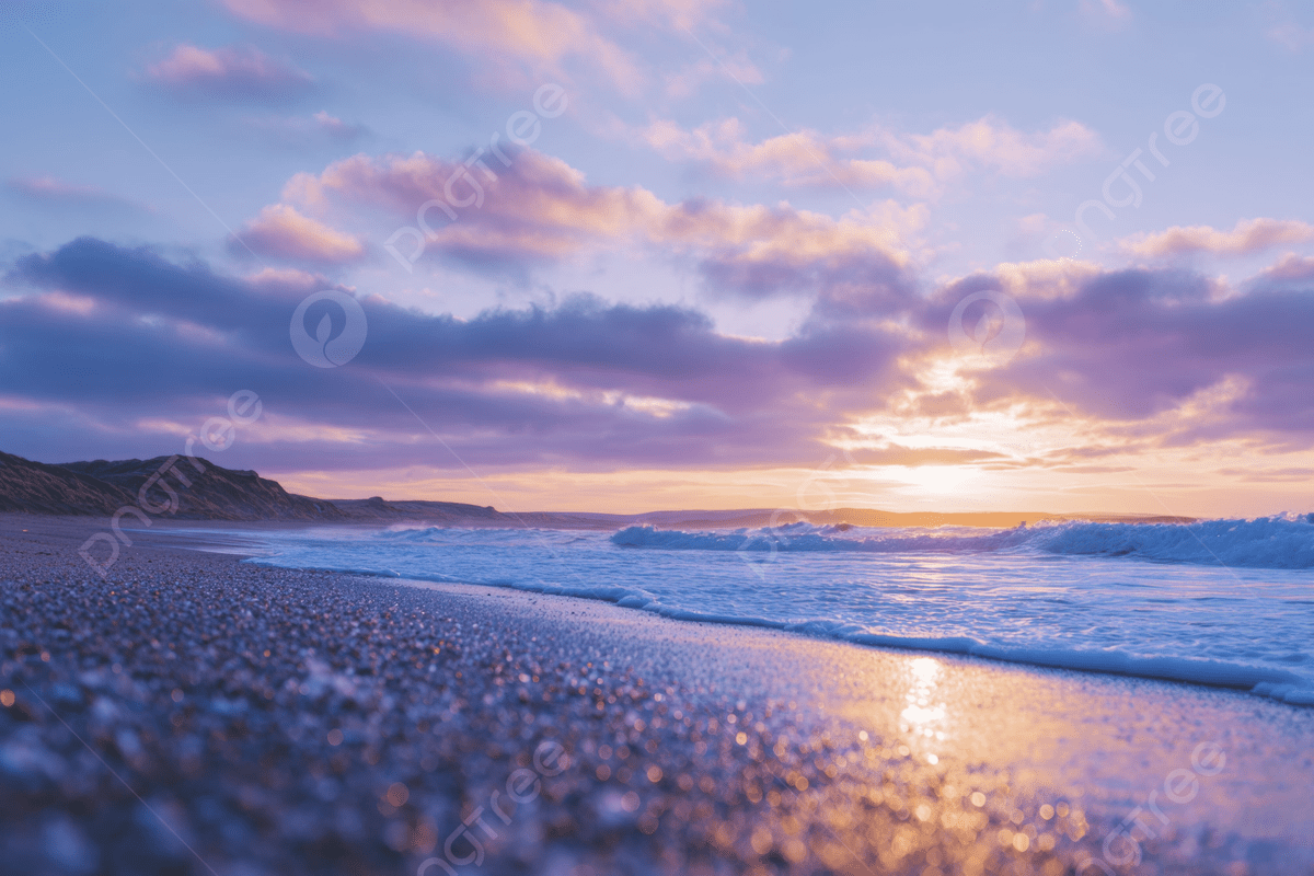 1200x800 Sunset On Cold Winter Beach, Winter, Beach, Sunset Background Image And Wallpaper for Free Download