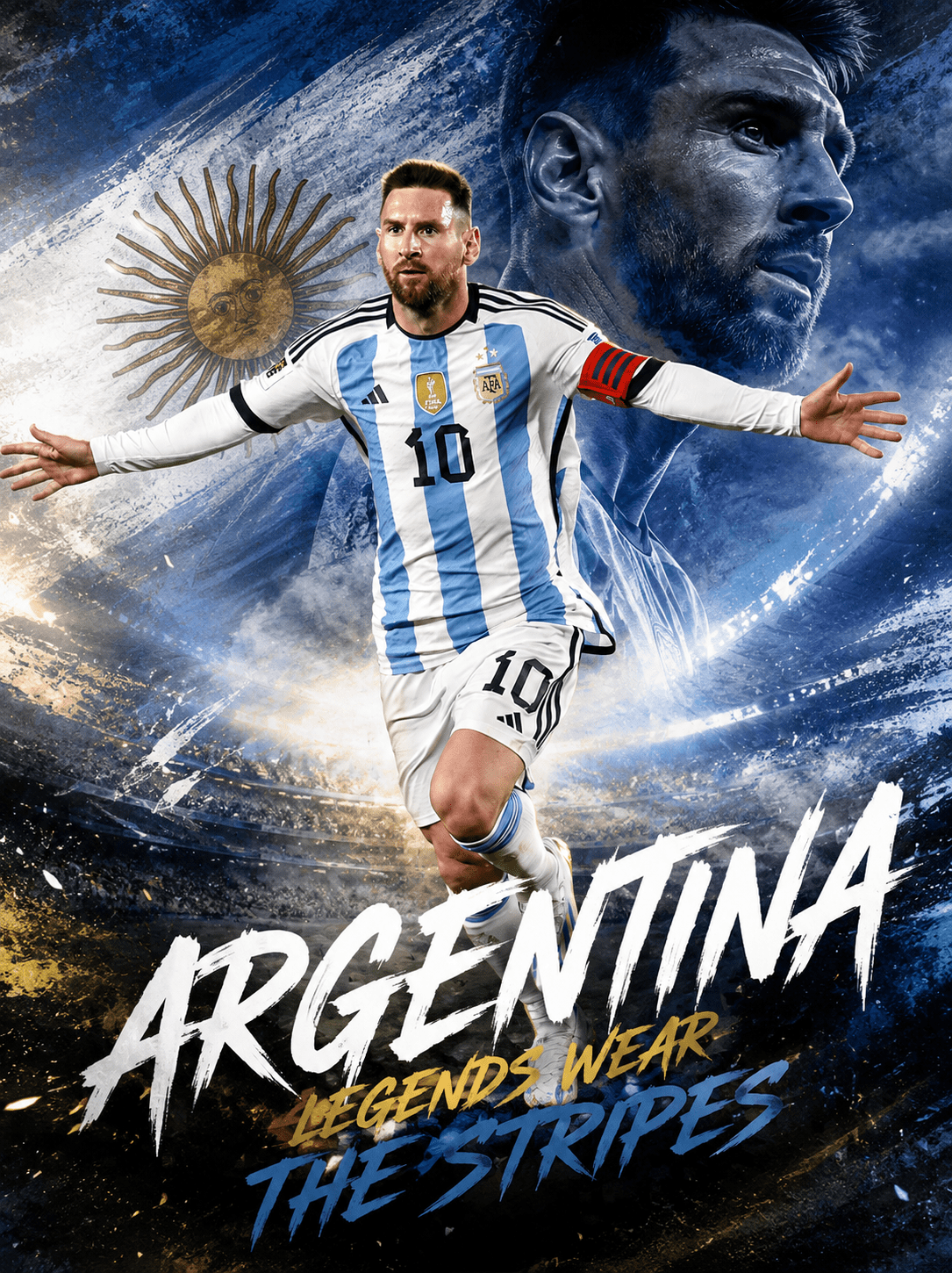 1085x1450 Lionel Messi, Argentina Bring FIFA World Cup Magic to AT&T Stadium
