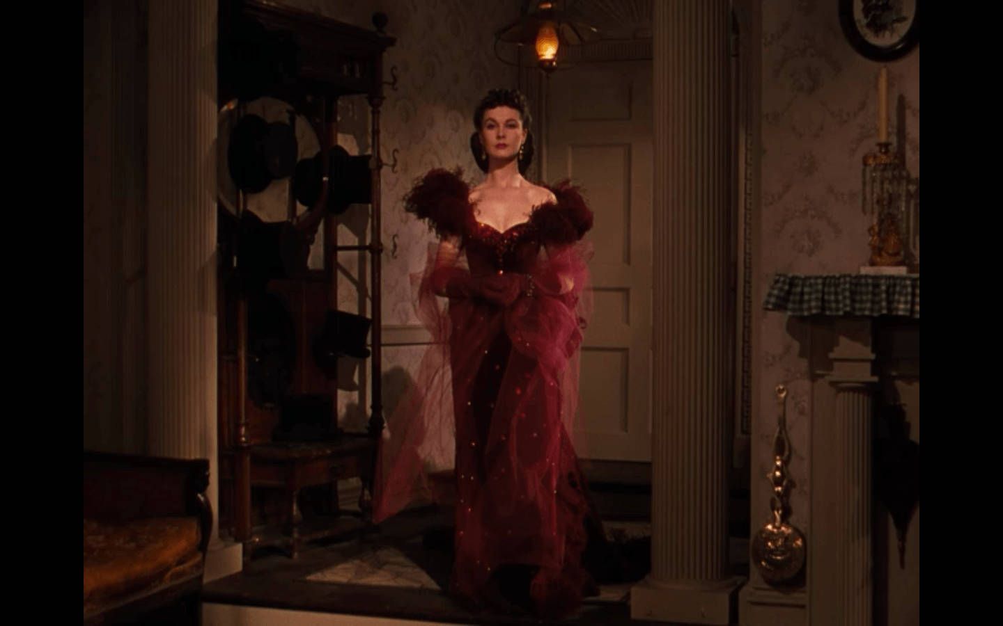 1440x900 Download Gone With The Wind Scarlett O'hara Red Dress Wallpaper