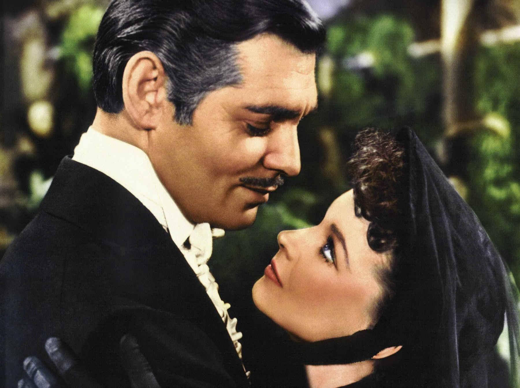 1800x1341 Download Gone With The Wind Scarlett O'hara Rhett Butler Wallpaper