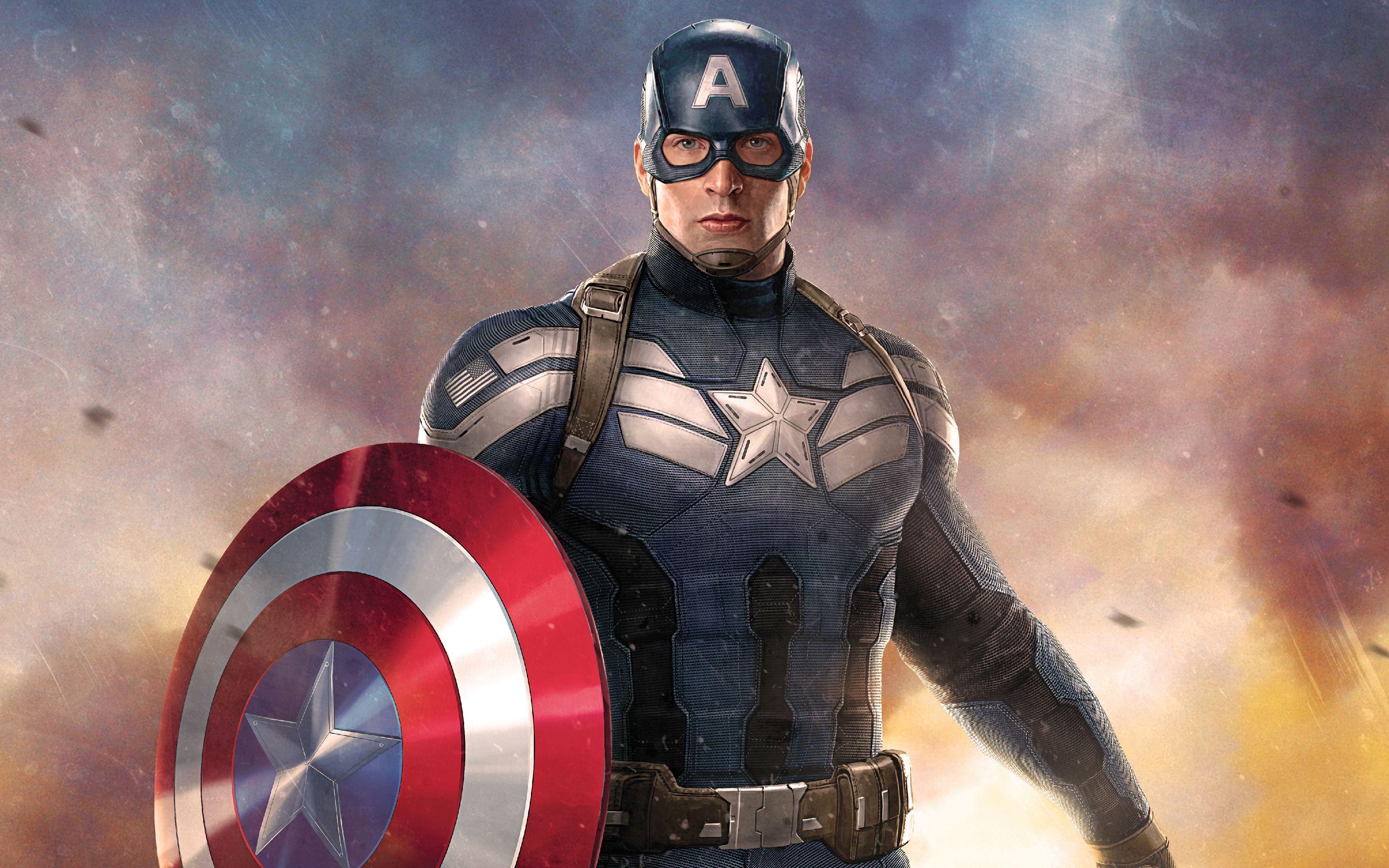 2880x1800 Free download Captain America Artwork Wallpaper HD Wallpaper