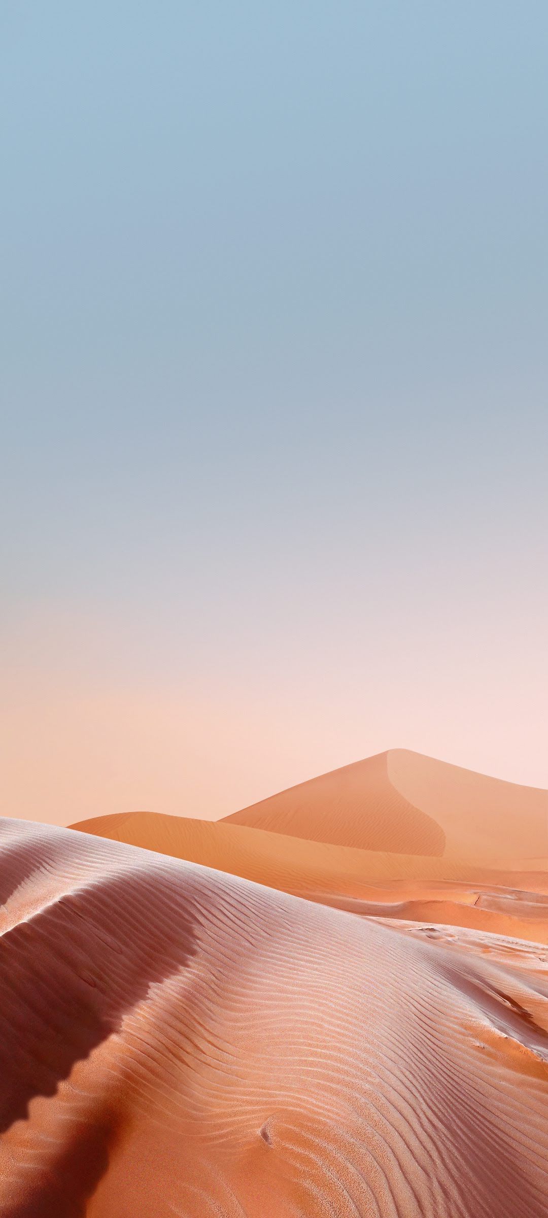 1080x2400 Free HD Desert Minimalist Wallpaper