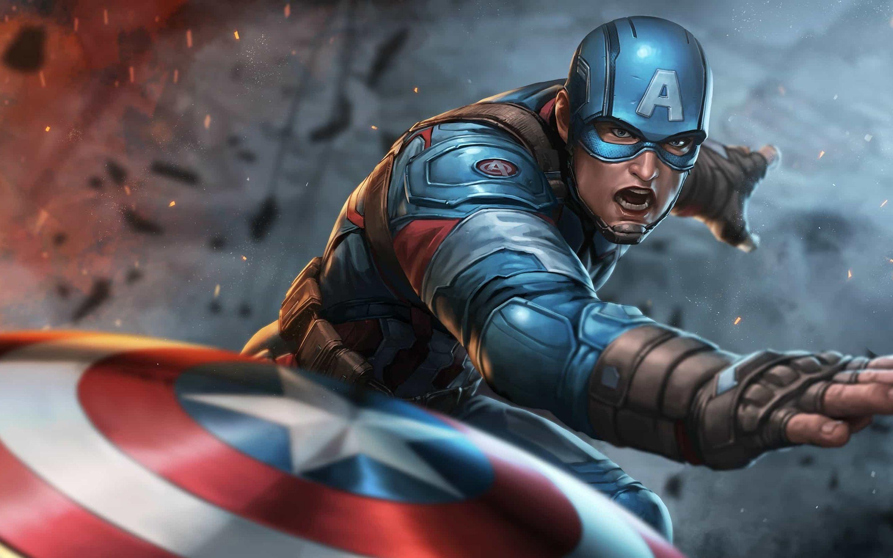2880x1800 Captain America Wallpaper HD Endgame Captain America