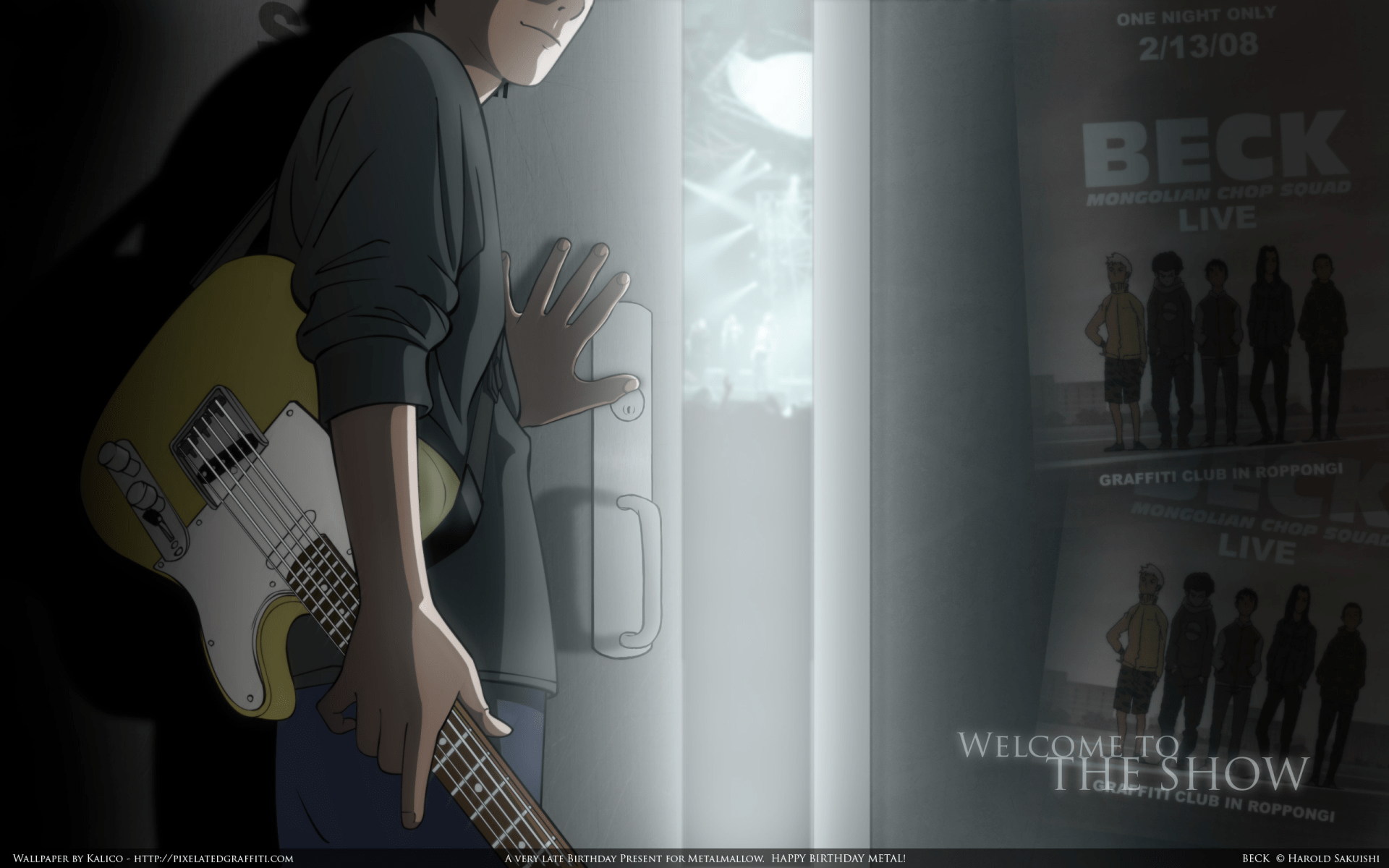 1920x1200 Beck Anime HD Wallpaper: Welcome to the Showx1600