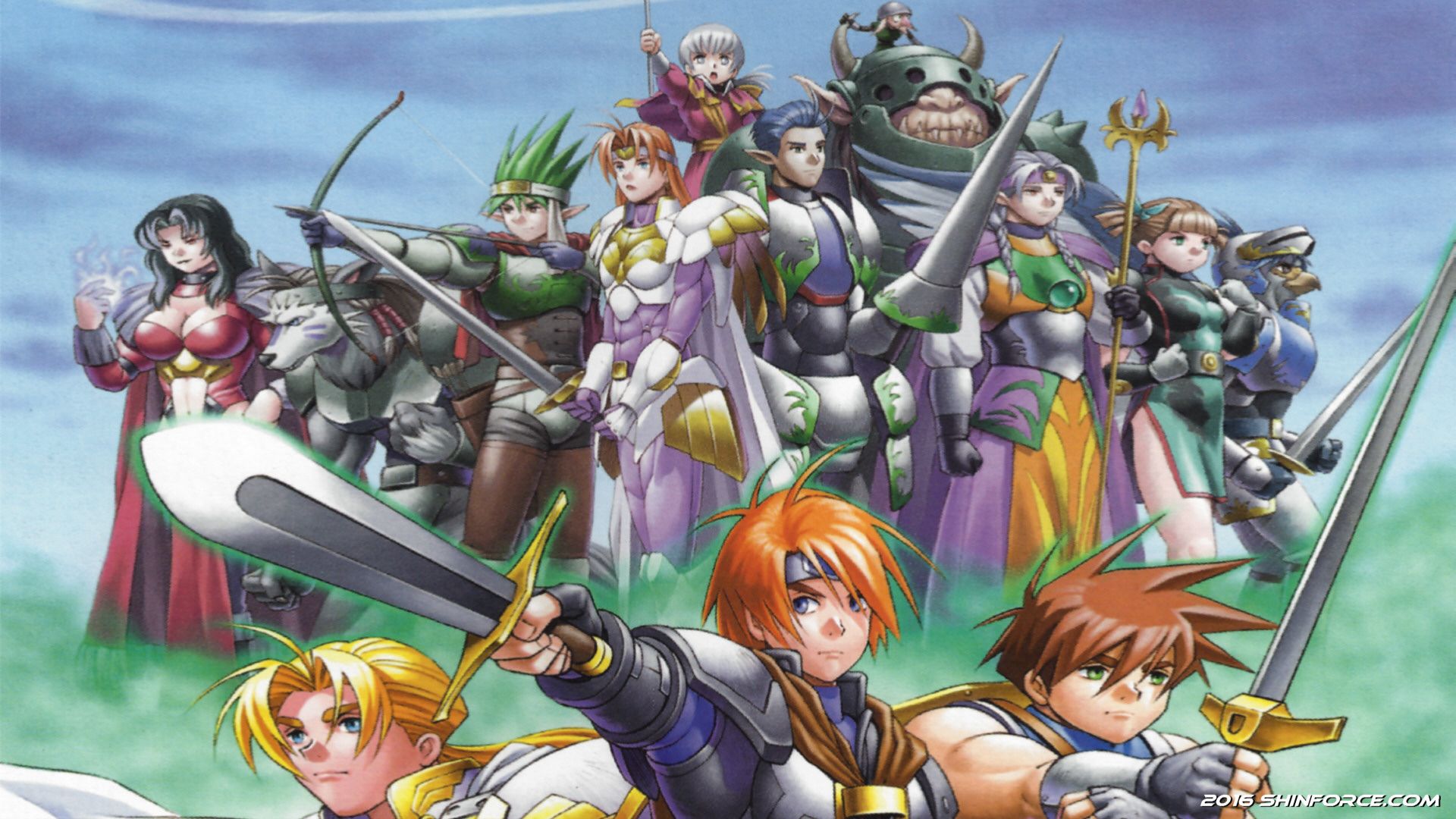 1920x1080 Shining Force Wallpaper