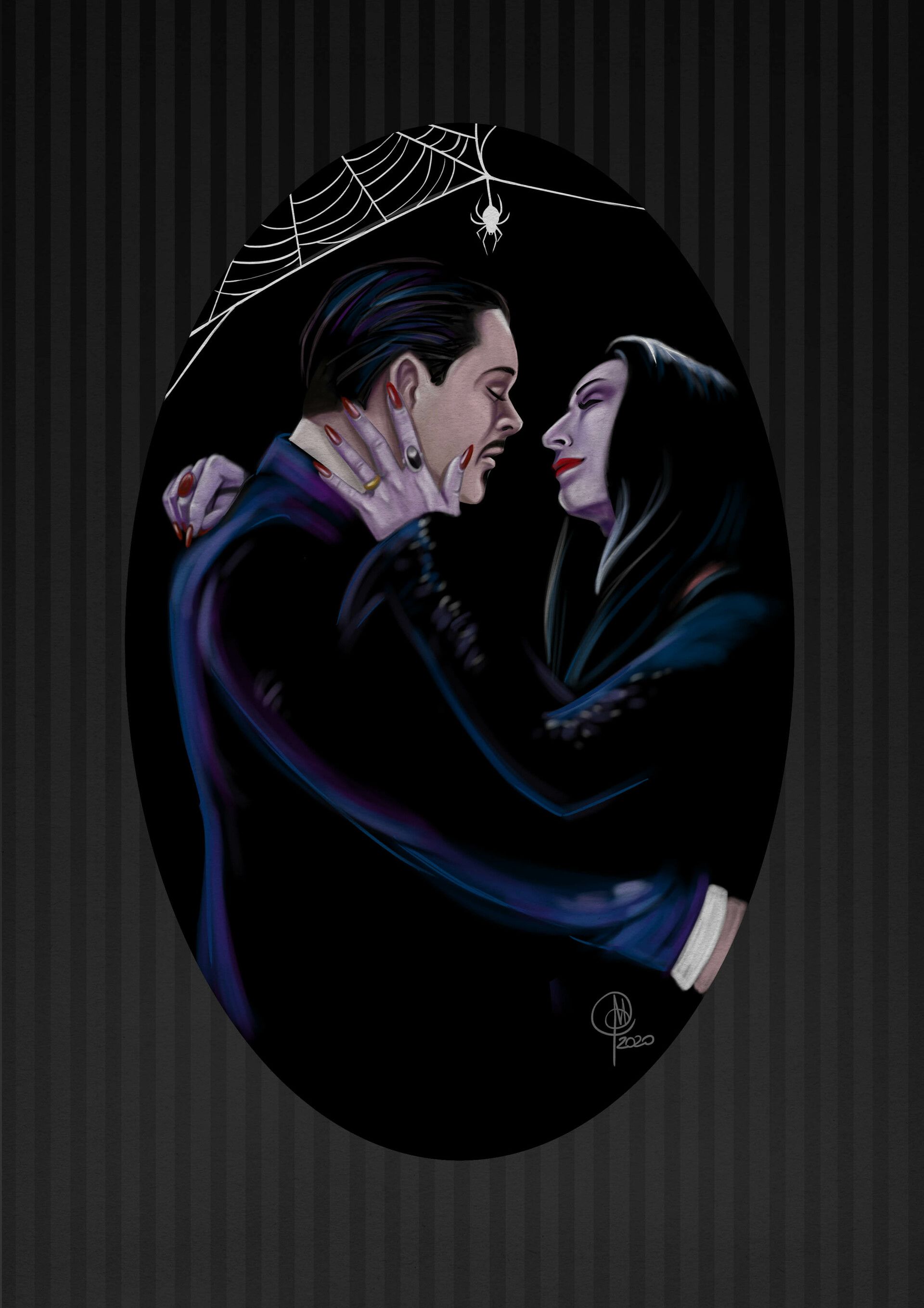 1920x2716 Melissa Costa and Gomez Addams