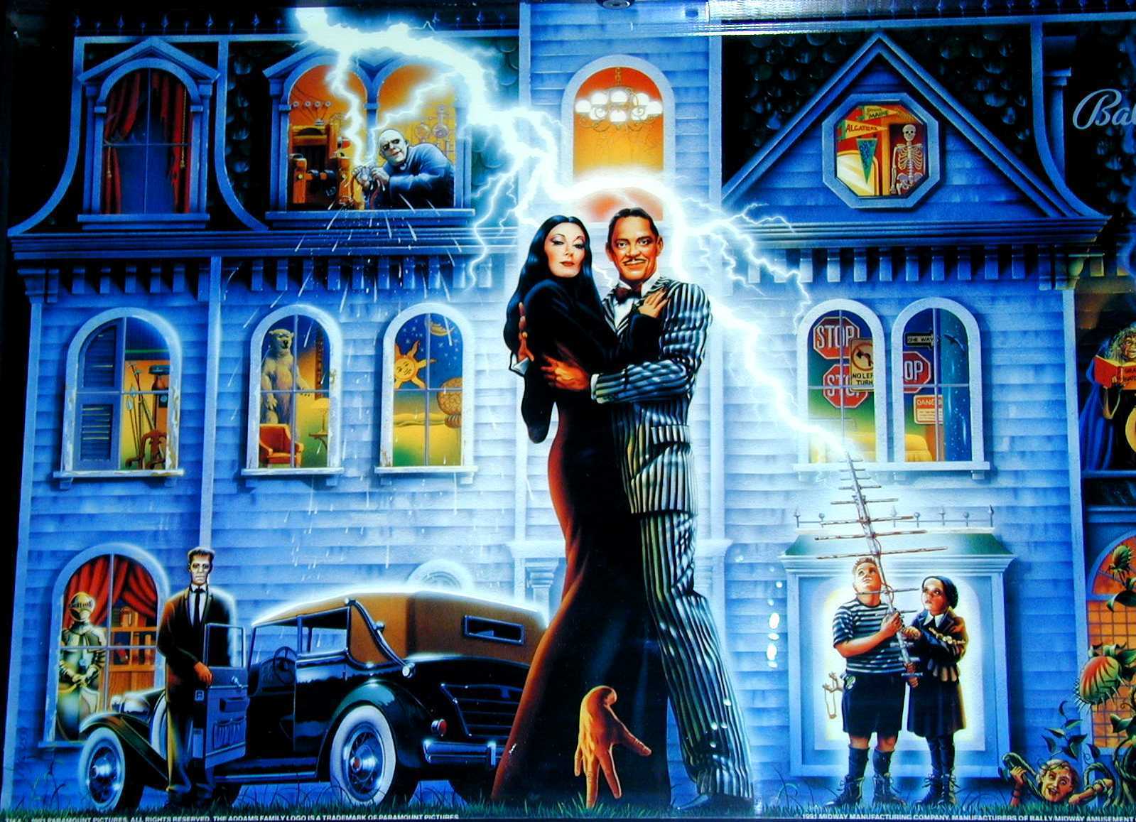 1599x1157 Hauntingly Fun: HD Wallpaper of The Addams Family Video Gamex1080