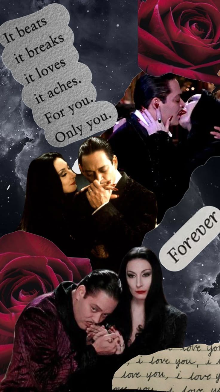 736x1308 Gomez & Morticia Forever! Cara Mia, Mon Cheri #adamsfamily #gomezandmorticia #morticiaaddams #gomezaddams
