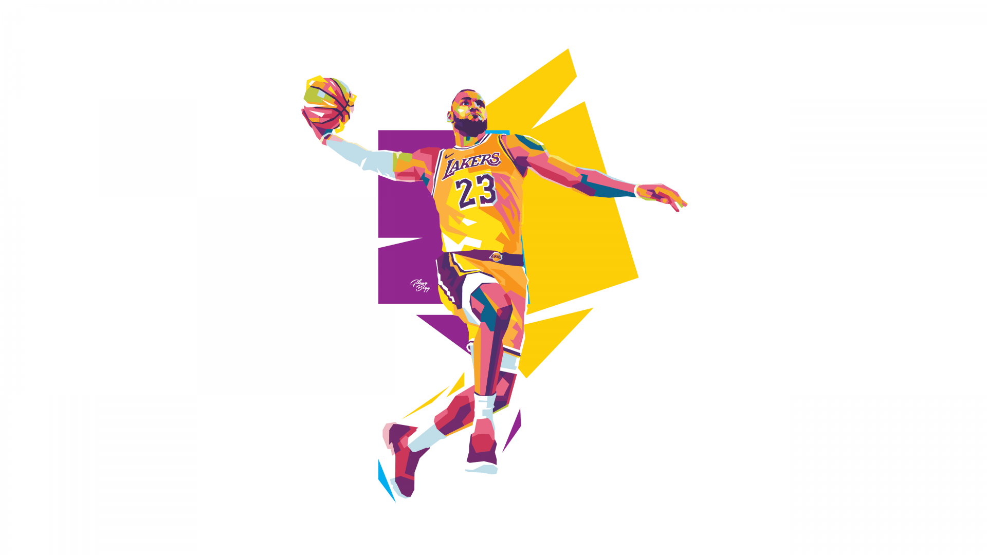 1920x1080 LeBron James Wallpaper 4K, Lakers