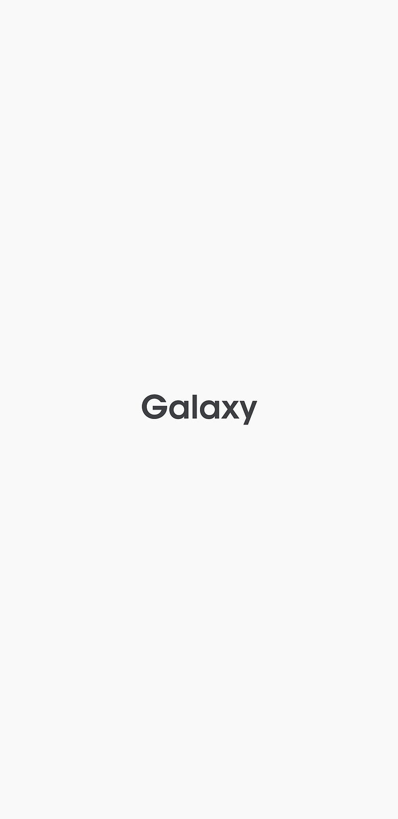 800x1644 Samsung Galaxy Logo, white, HD phone wallpaper