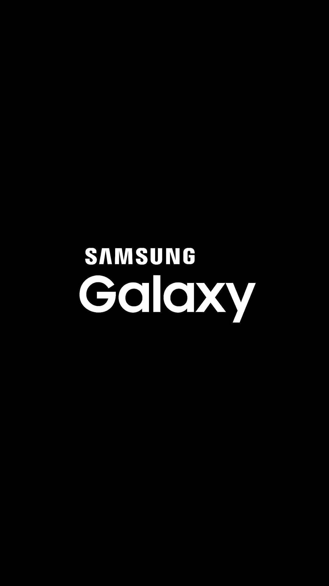 1080x1920 Download Samsung Galaxy Black And White Logo Wallpaper