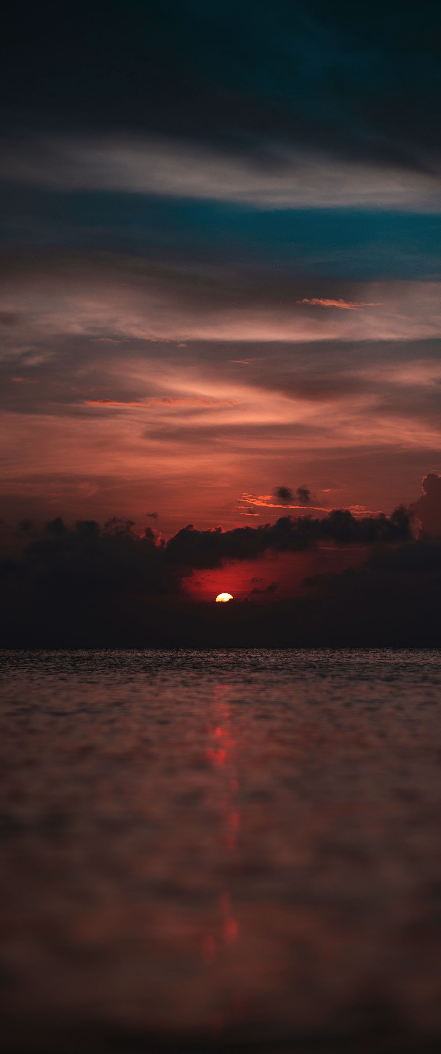 1440x3440 Ocean Sunrise Vertical 21:9 Wallpaper. Ultrawide Monitor 21:9 Wallpaper