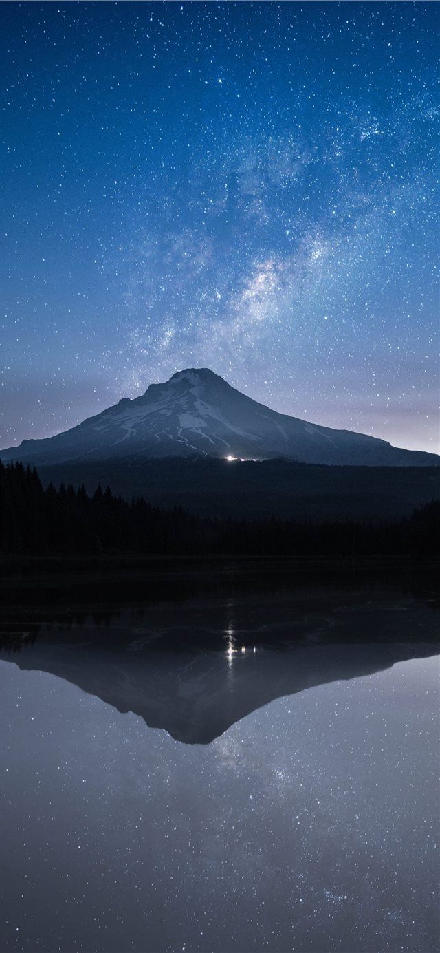 640x1385 body of water with mountain at distance iPhone X Wallpaper Free Download