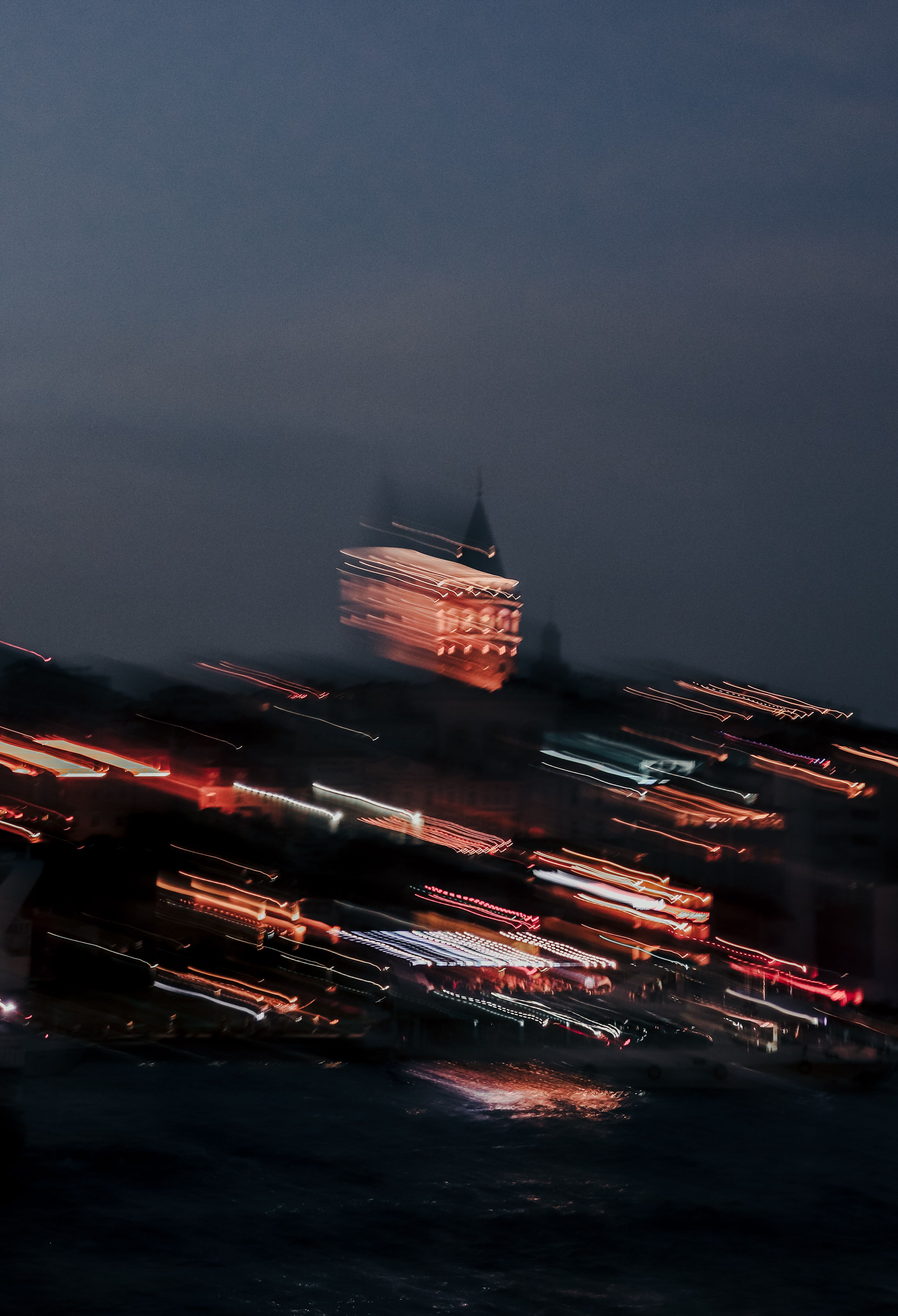 3337x4891 City Lights at Night · Free