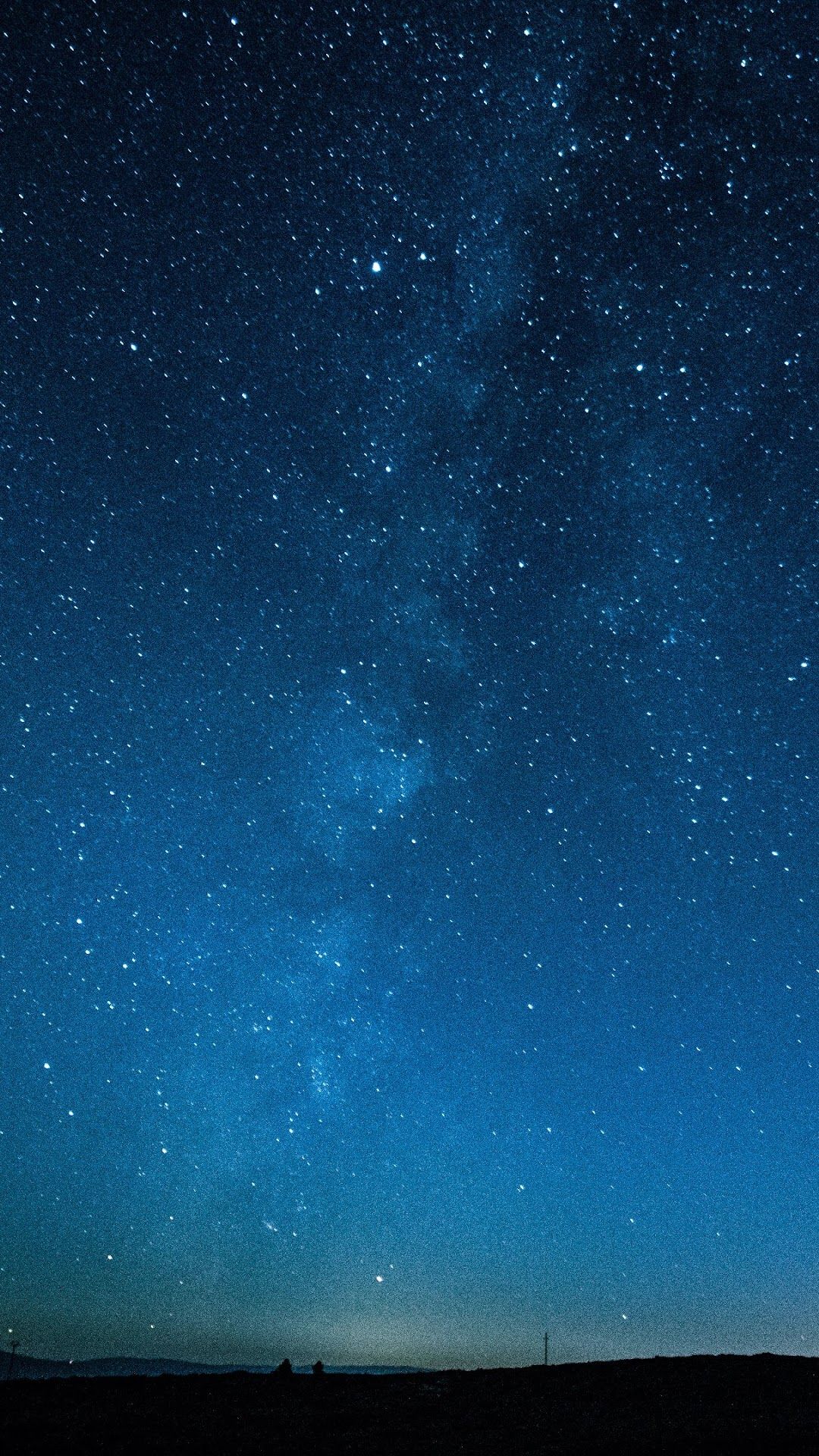 1080x1920 Night Sky Stars Horizon 4K Wallpaper HD