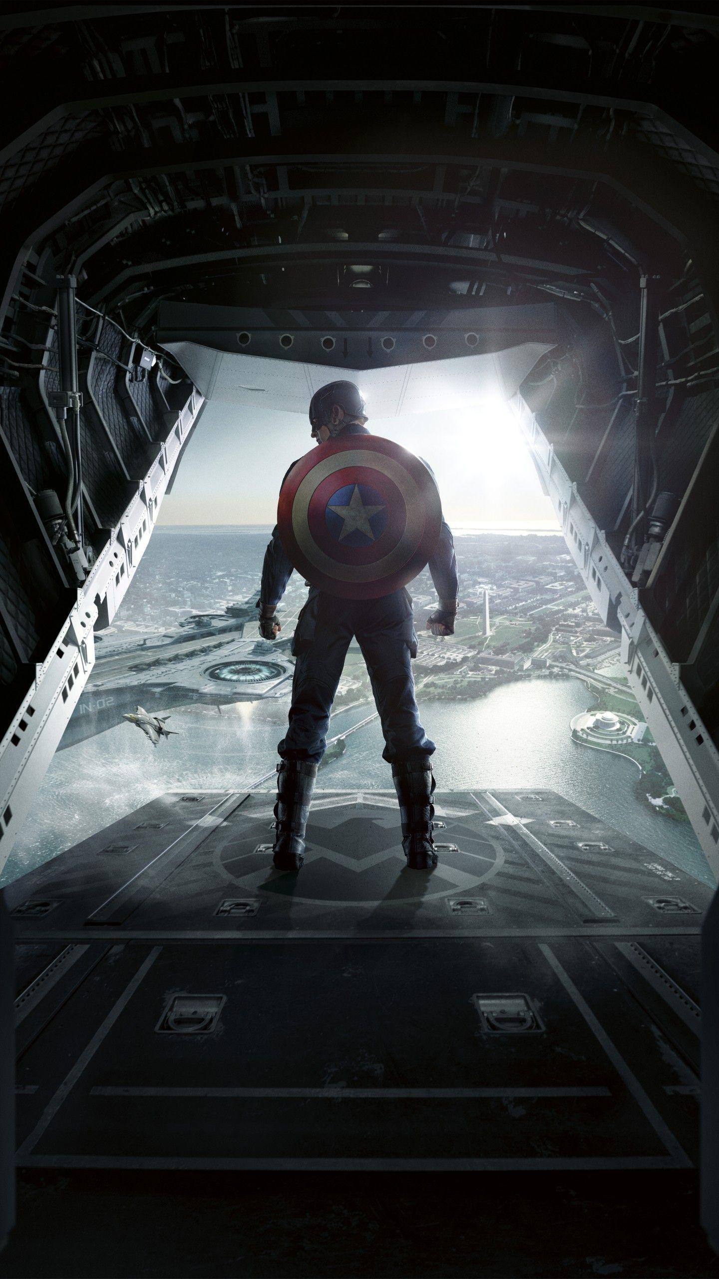 1440x2560 Wallpaper Captain America, The Winter Soldier, HD, 5K, Movies