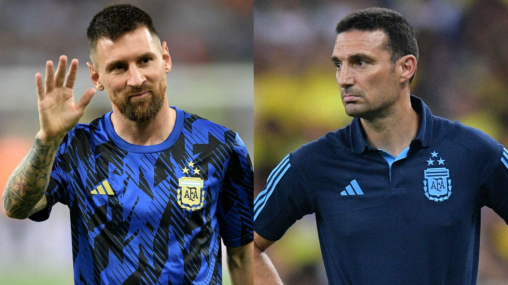 1920x1080 Lionel Scaloni backs Lionel Messi to reach 000 career goals & insists Argentina captain has the 'desire' for final World Cup campaign. Goal.com US