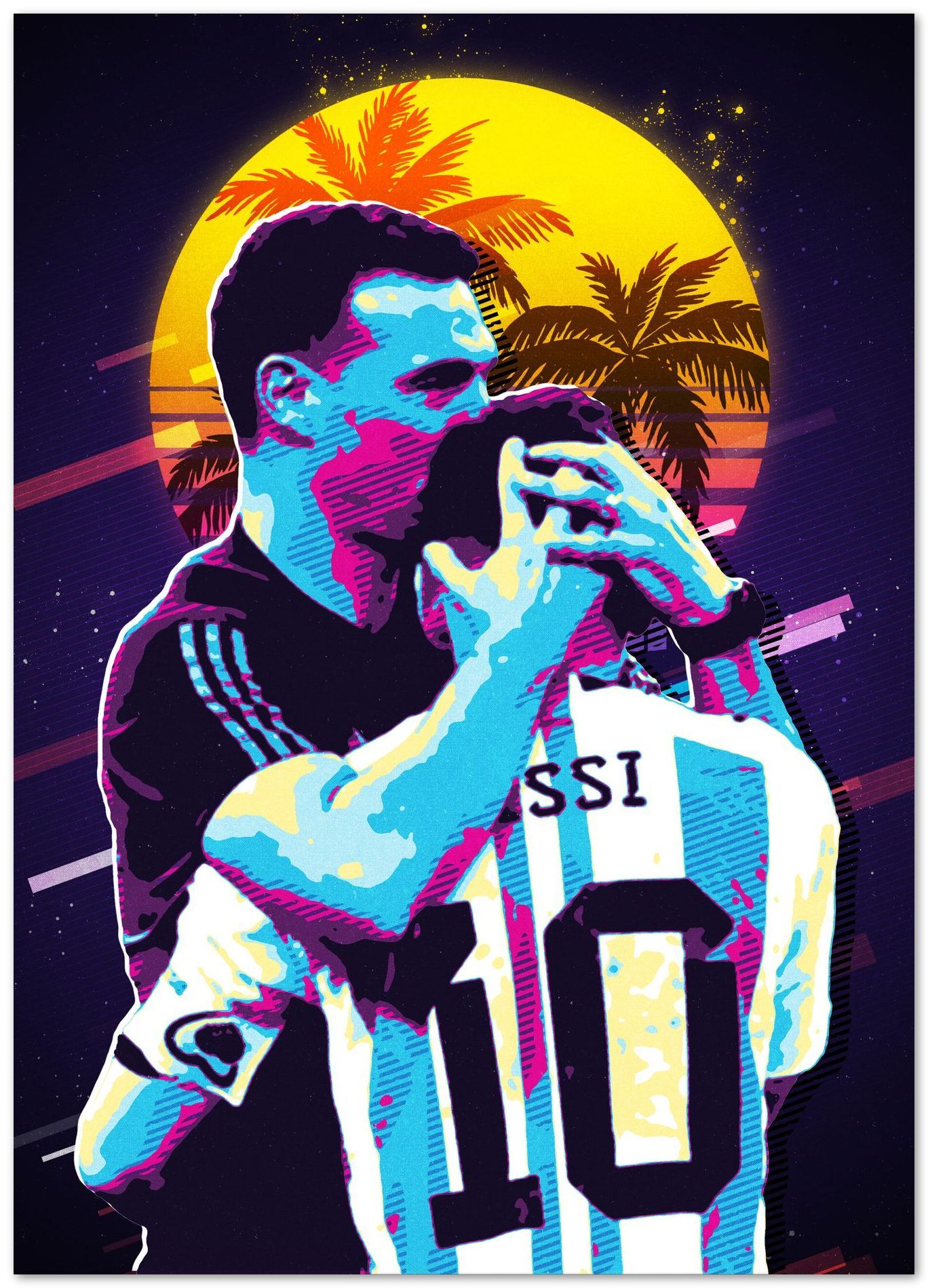 1368x1899 Lionel Scaloni And Lionel Messi - illustrations and artworks made