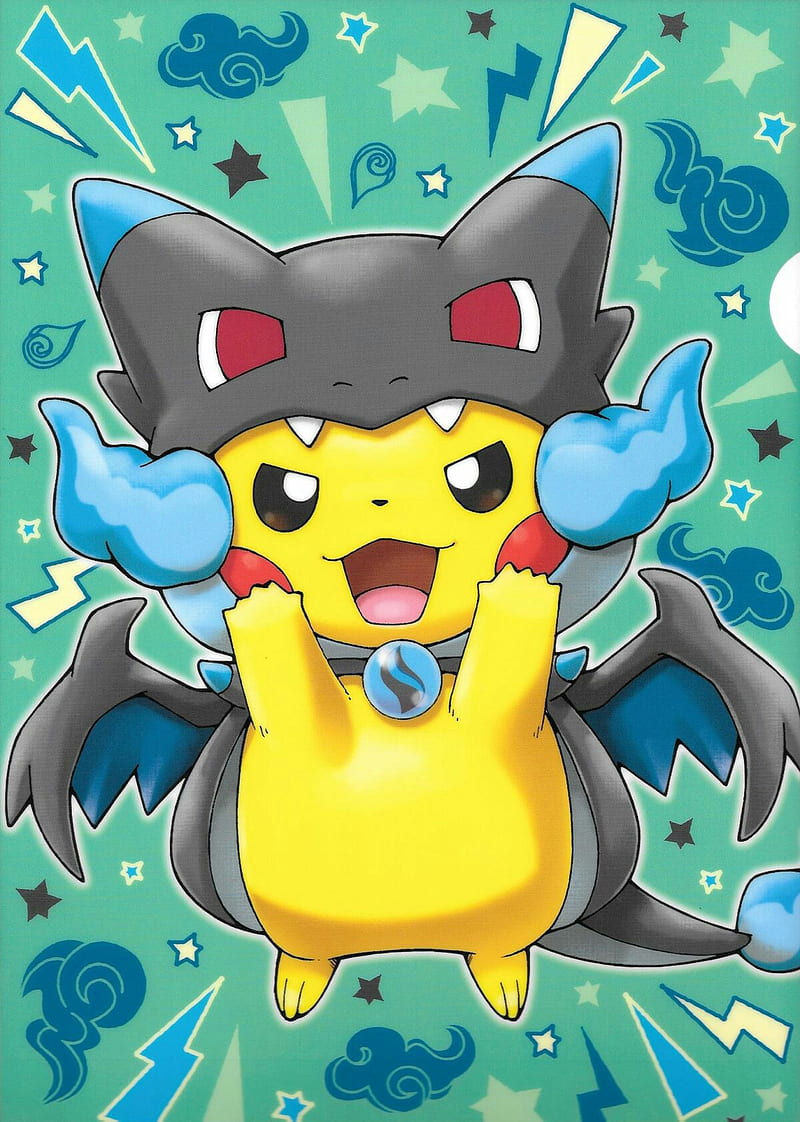 800x1122 Pikachu Charizard, costume, cute, games, kawaii, pokemon, HD phone wallpaper