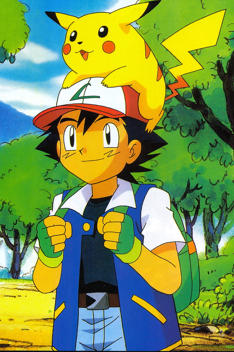 800x1204 Ash and Pikachu, charizard, pokemon, HD phone wallpaper