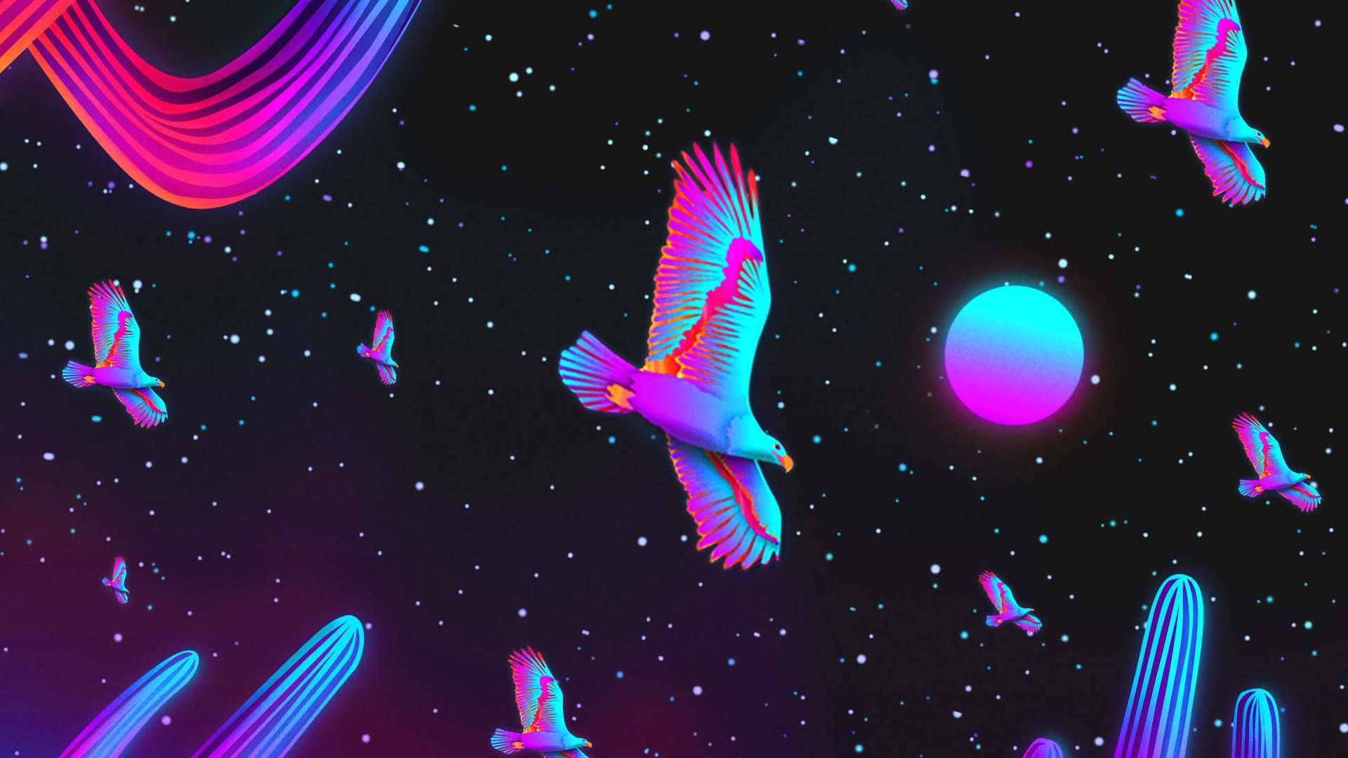1920x1080 Vaporwave Wallpaper