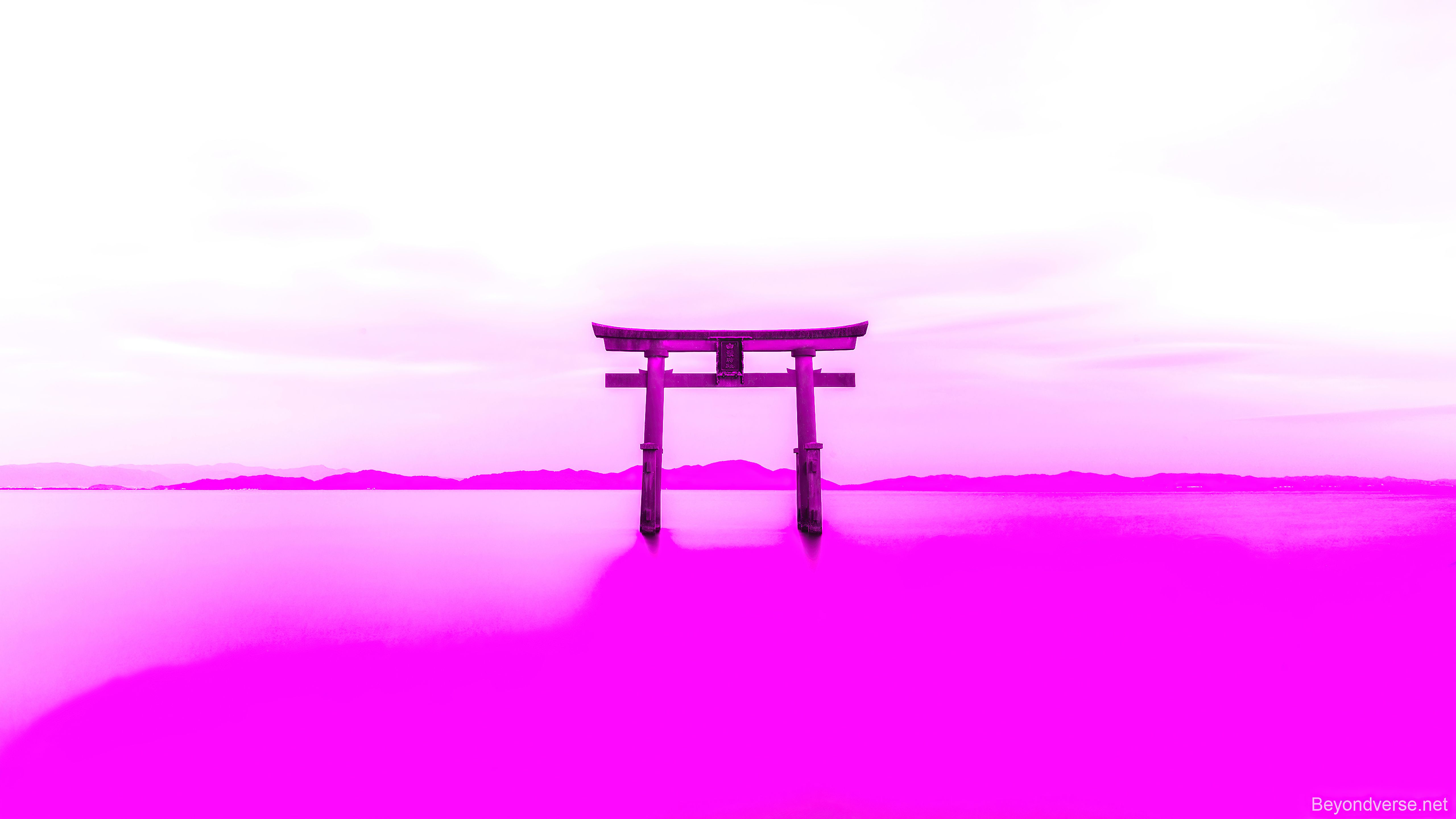 5120x2880 Shirahige Shrine Vaporwave Wallpaper, HD Artist Wallpaper, 4k Wallpaper , Image, Background, Photos and Picture