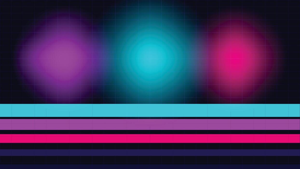 1244x700 abstract vaporware gradient background wallpaper with futuristic and retro styles. simple vaporwave mesh colorful background wallpaper isolated on dark