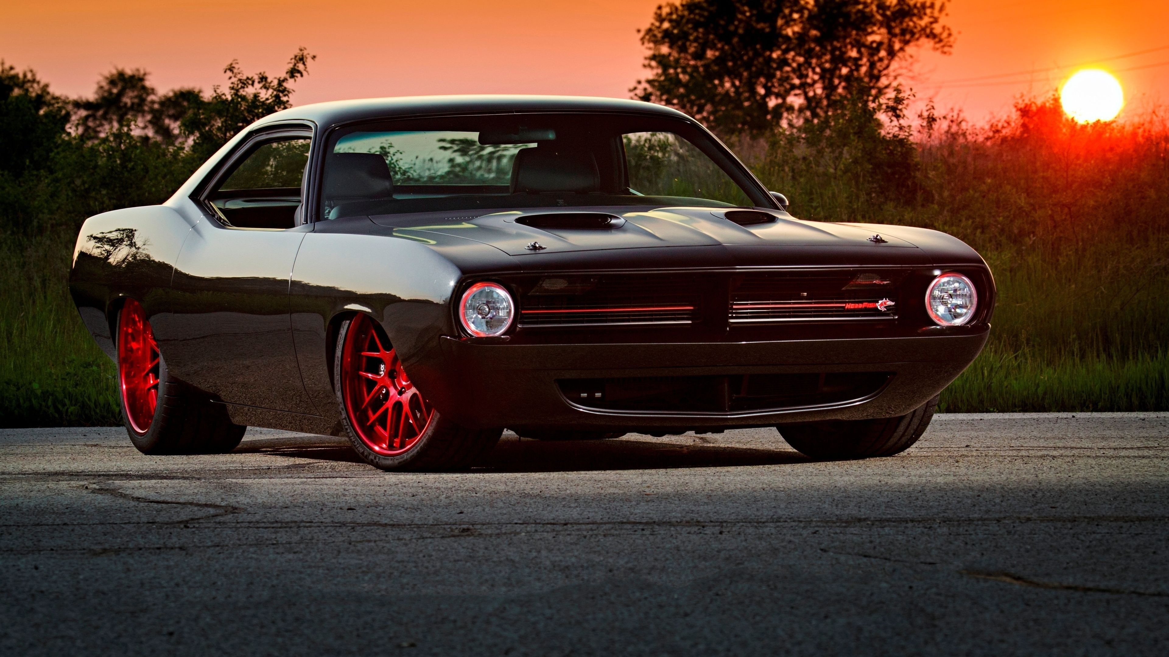 3840x2160 Hemi 'Cuda Wallpaper