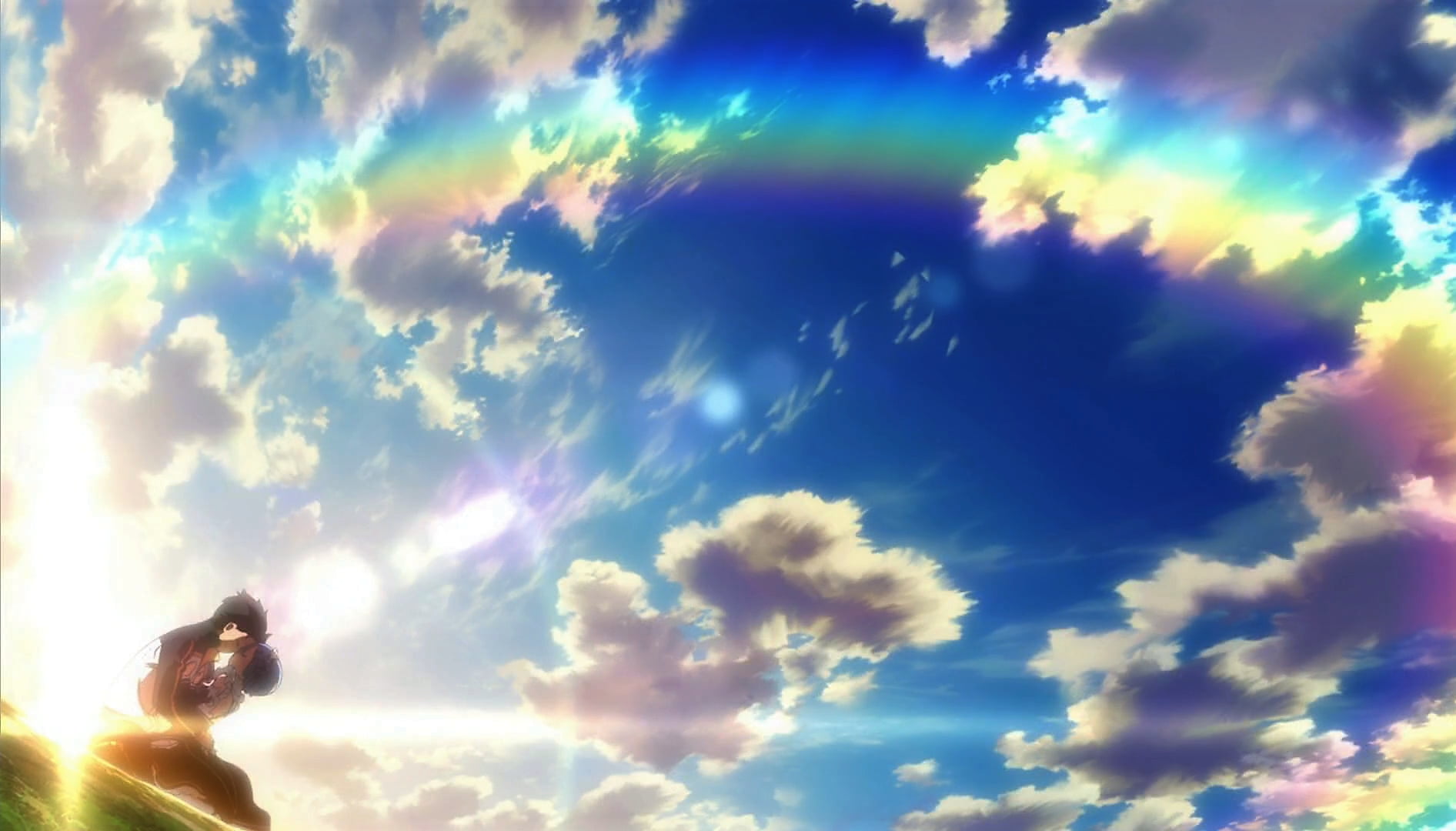 1892x1080 Gray and white clouds, Natsuki Subaru, Re:Zero Kara Hajimeru Isekai Seikatsu, Rem (Re: Zero) HD wallpaper