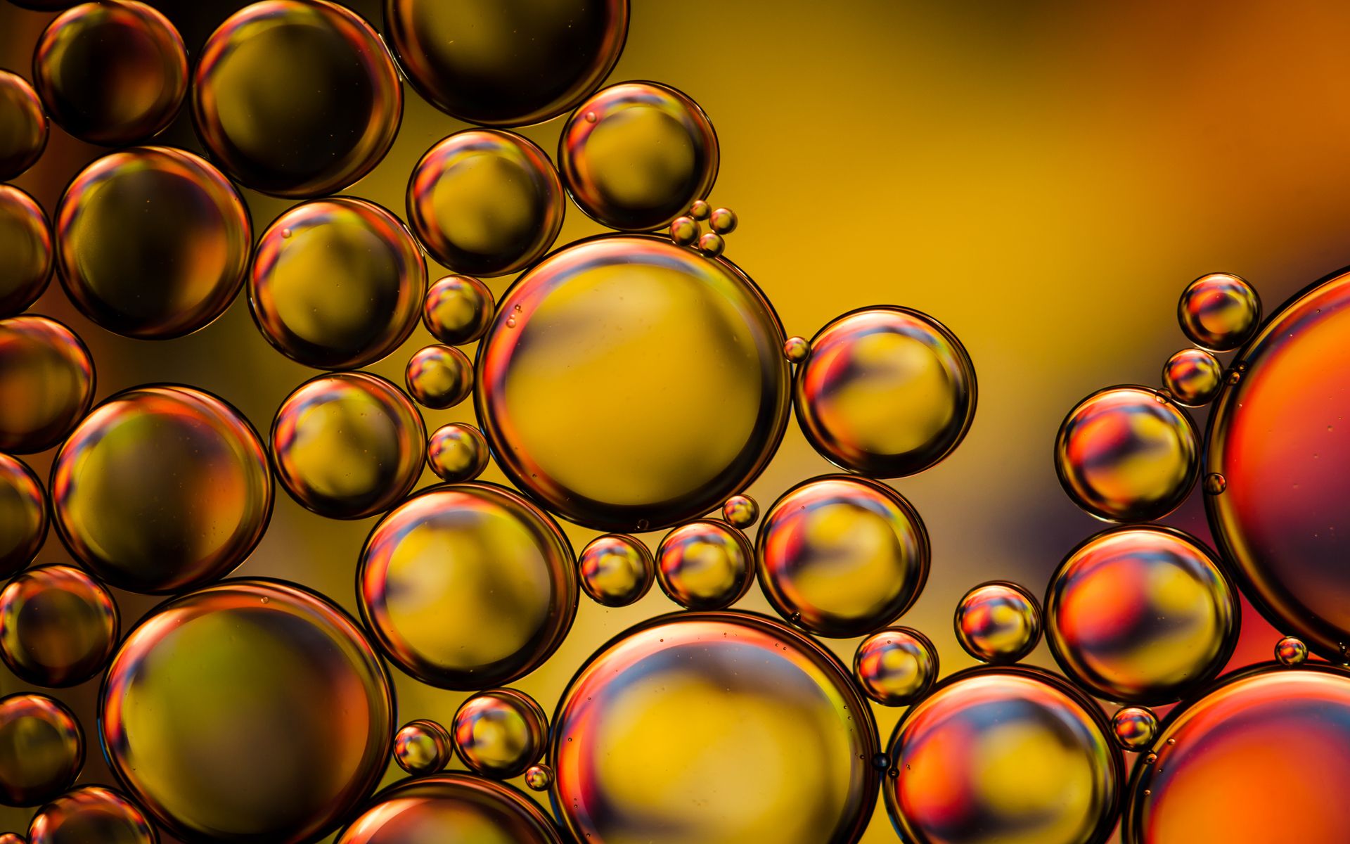1920x1200 Bronze Gold Microsoft Windows 10 Windows 11 Stock Wallpaper Bubbles Abstract