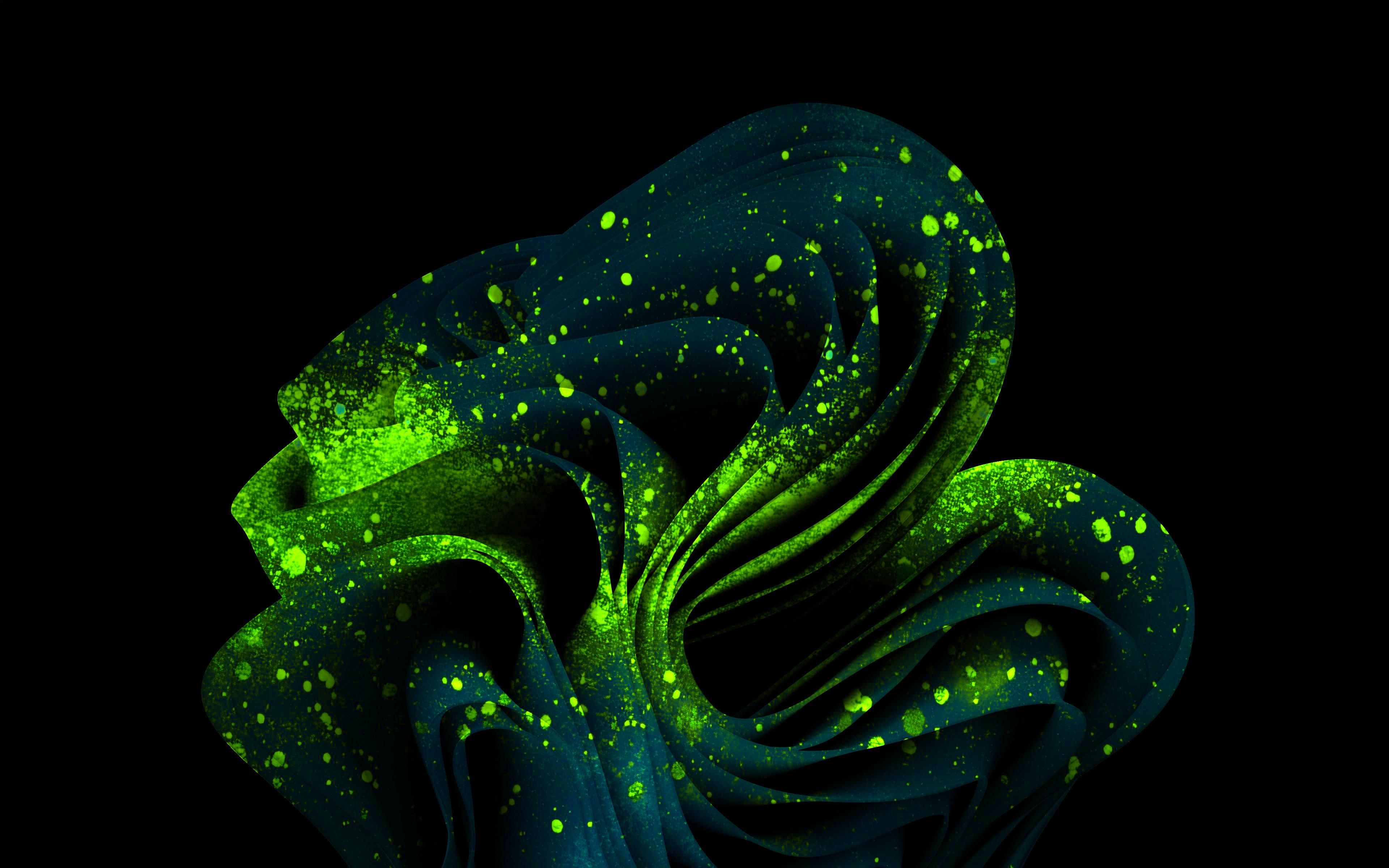 3840x2400 Microsoft's Exclusive 50th Anniversary Golden Bloom Windows 11 Wallpaper