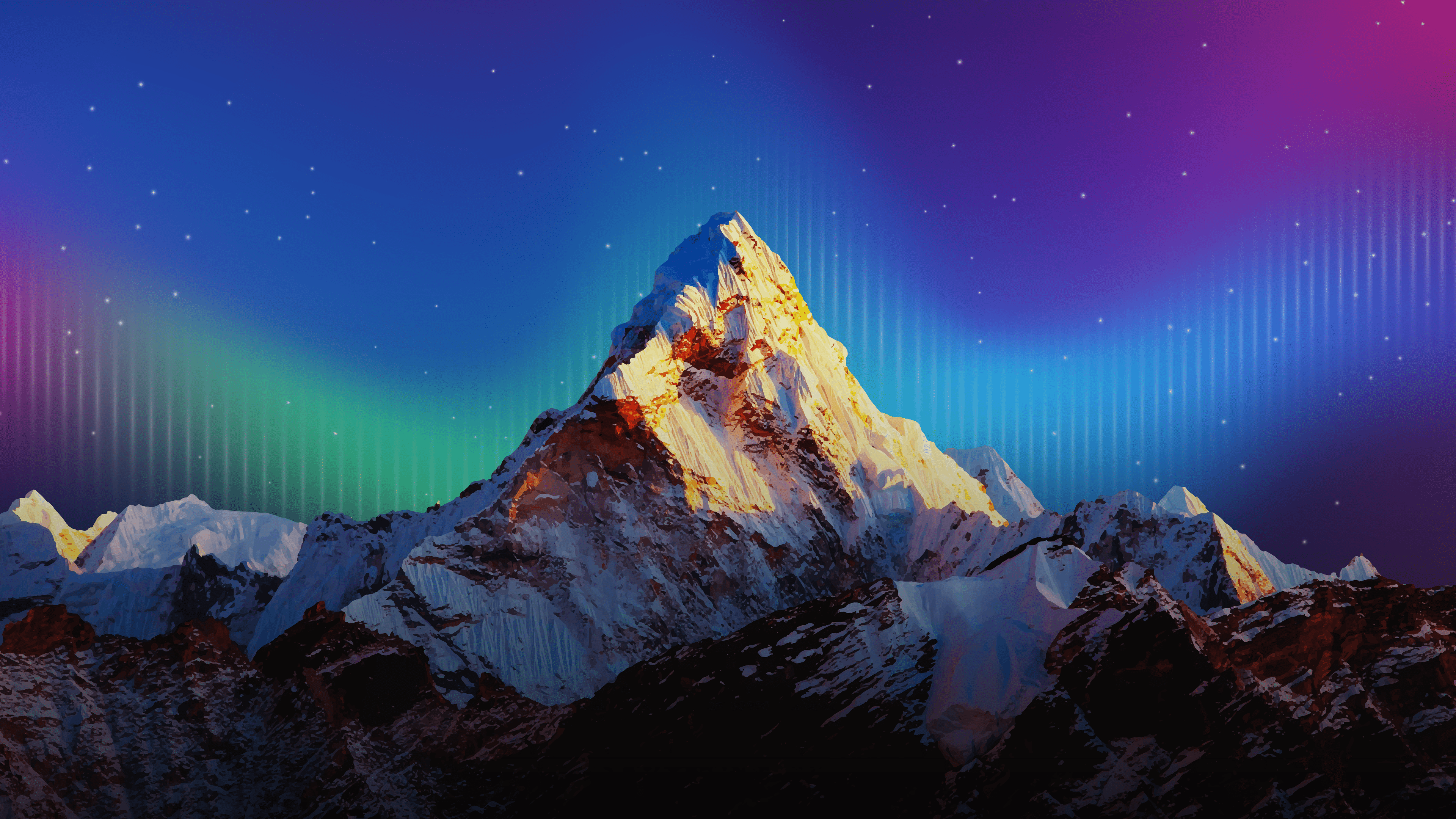 3840x2160 Cool Cyber Background [3840x2160]