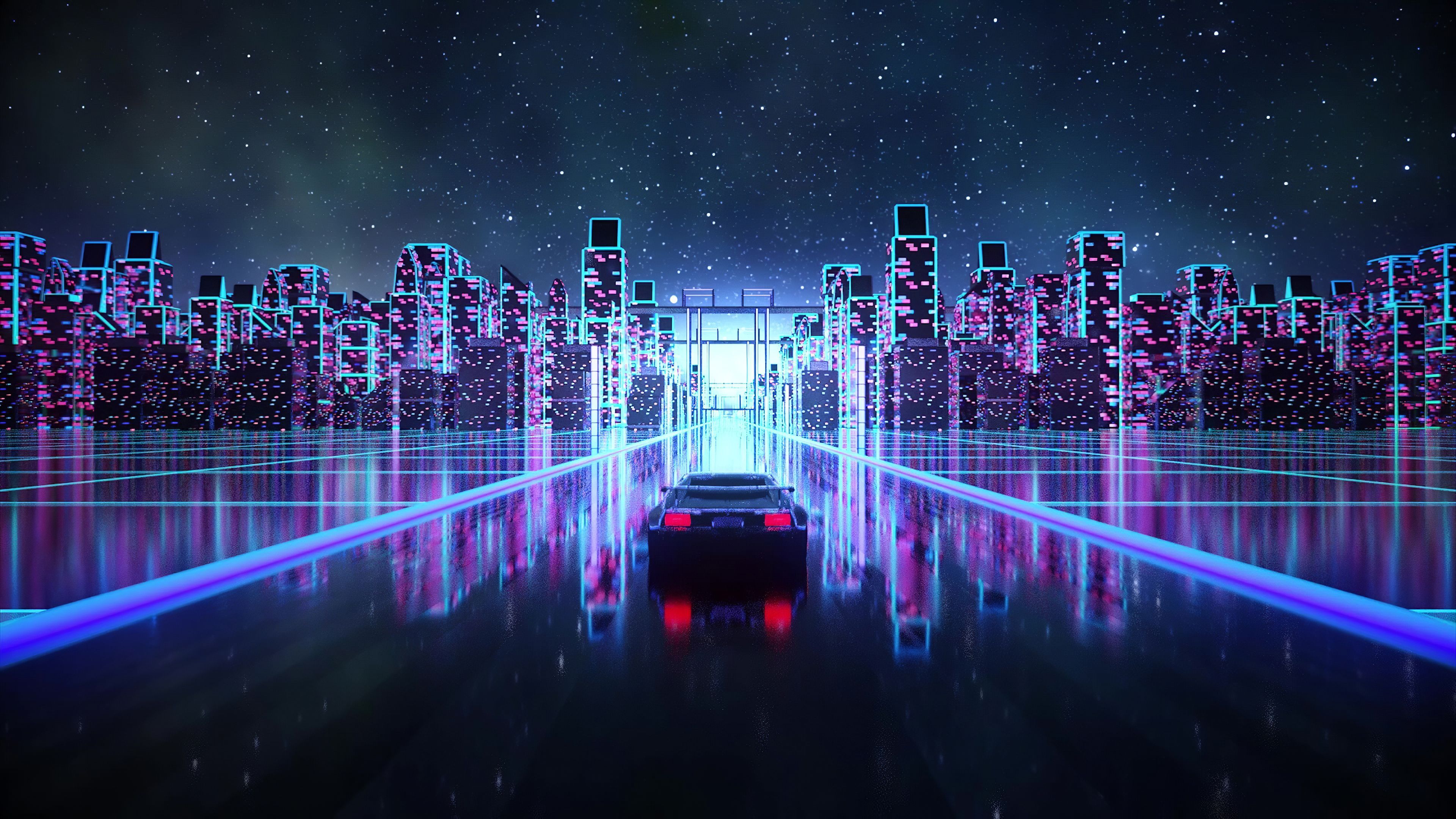 3840x2160 4k Cyber Wallpaper