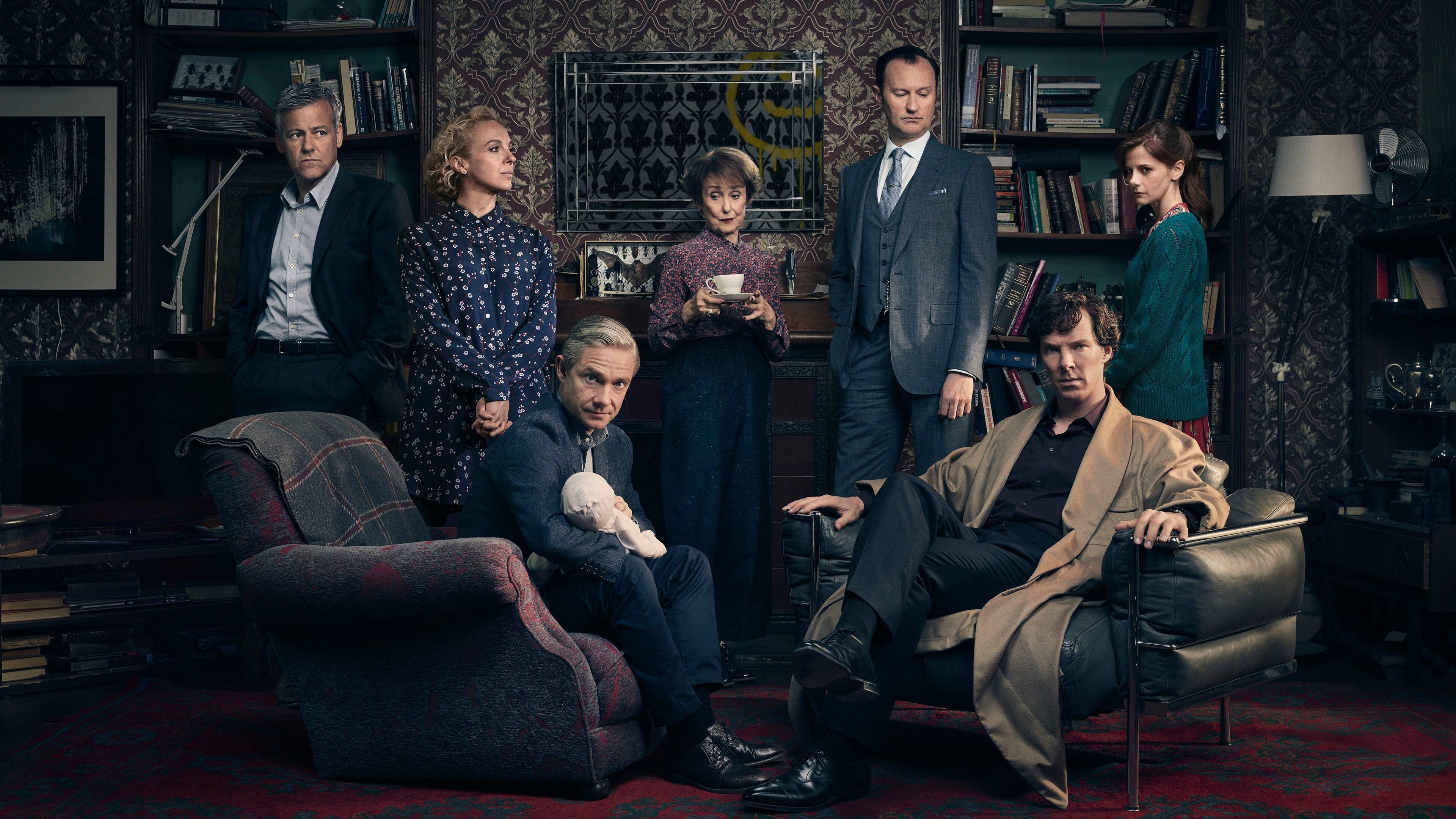 3840x2160 Sherlock (TV Series) Wallpaper