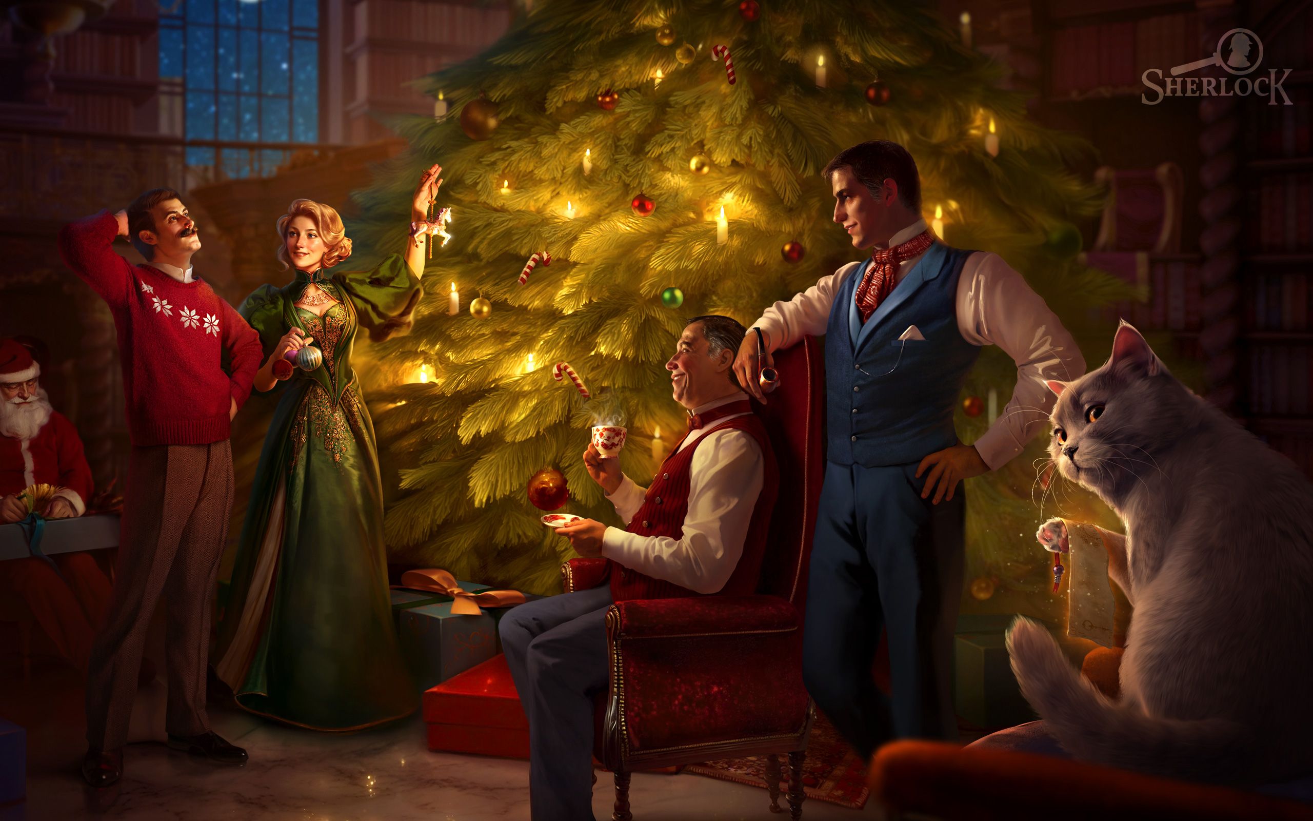 2560x1600 Christmas Wallpaper from G5 Games