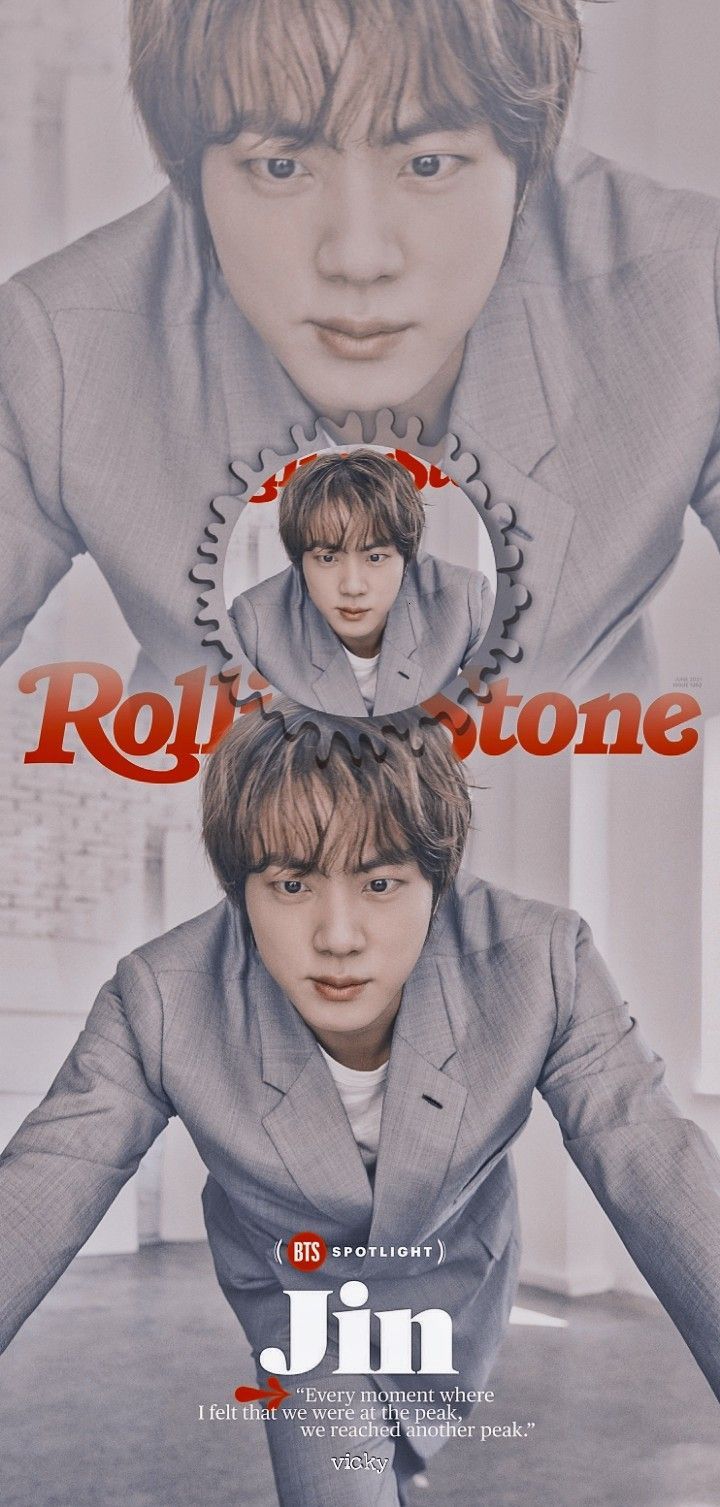 720x1507 Rolling stone BTS WALLPAPER.. ♡•Jin wallpaper•♡@vicky